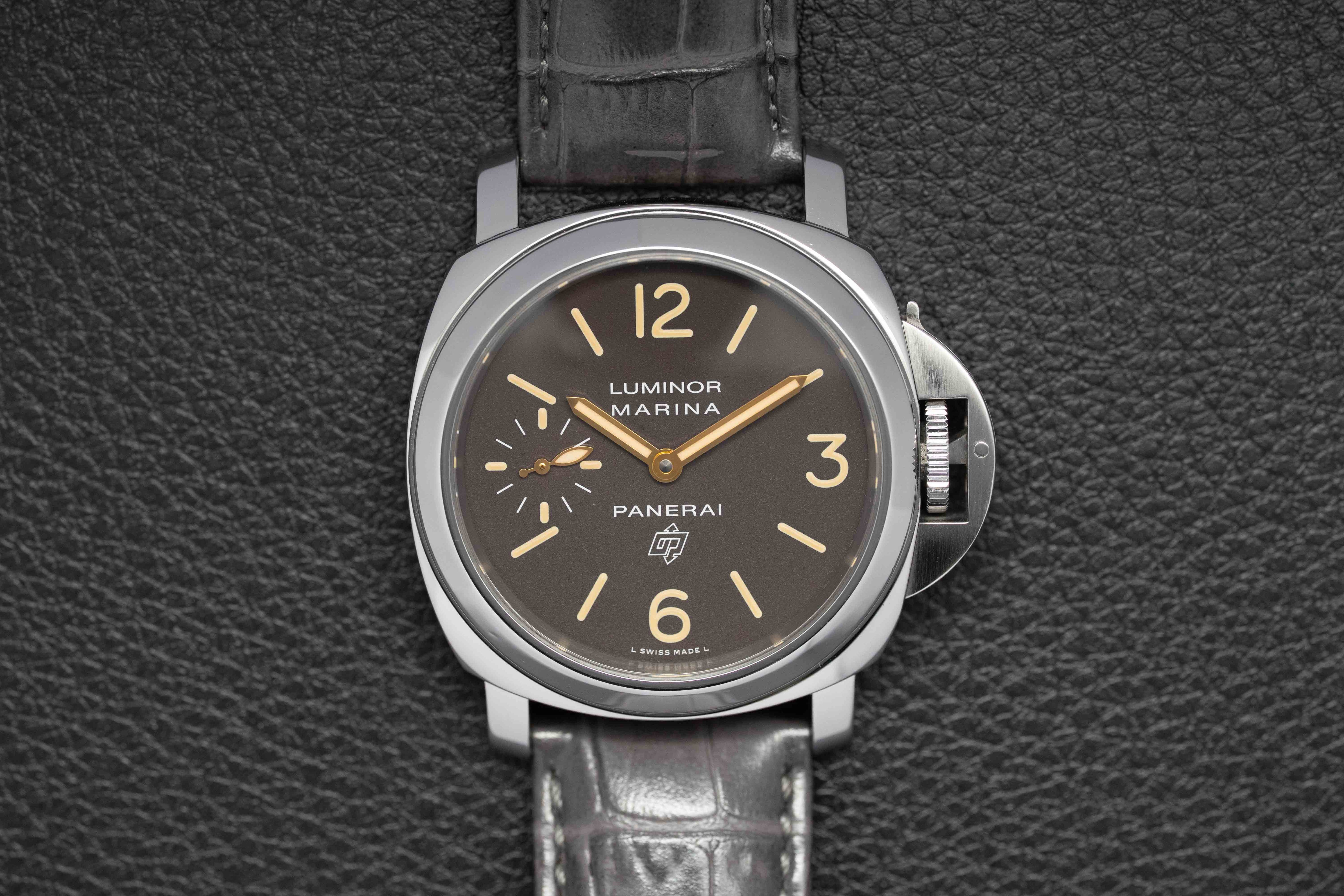 Panerai Luminor Marina 8 Days PAM00632 Cadran noir, avec papiers, 2016