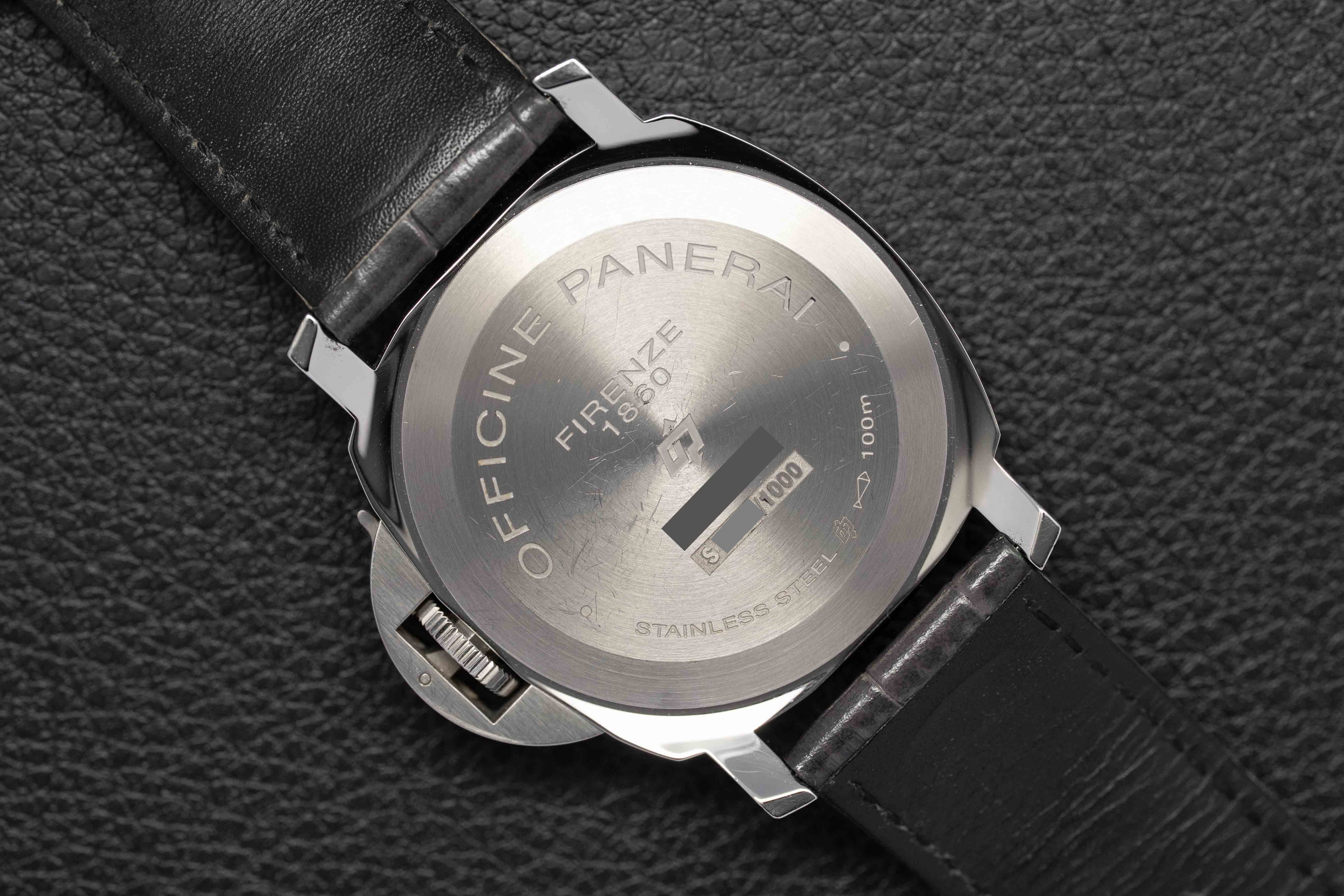 Panerai Luminor Marina 8 Days PAM00632 Cadran noir, avec papiers, 2016