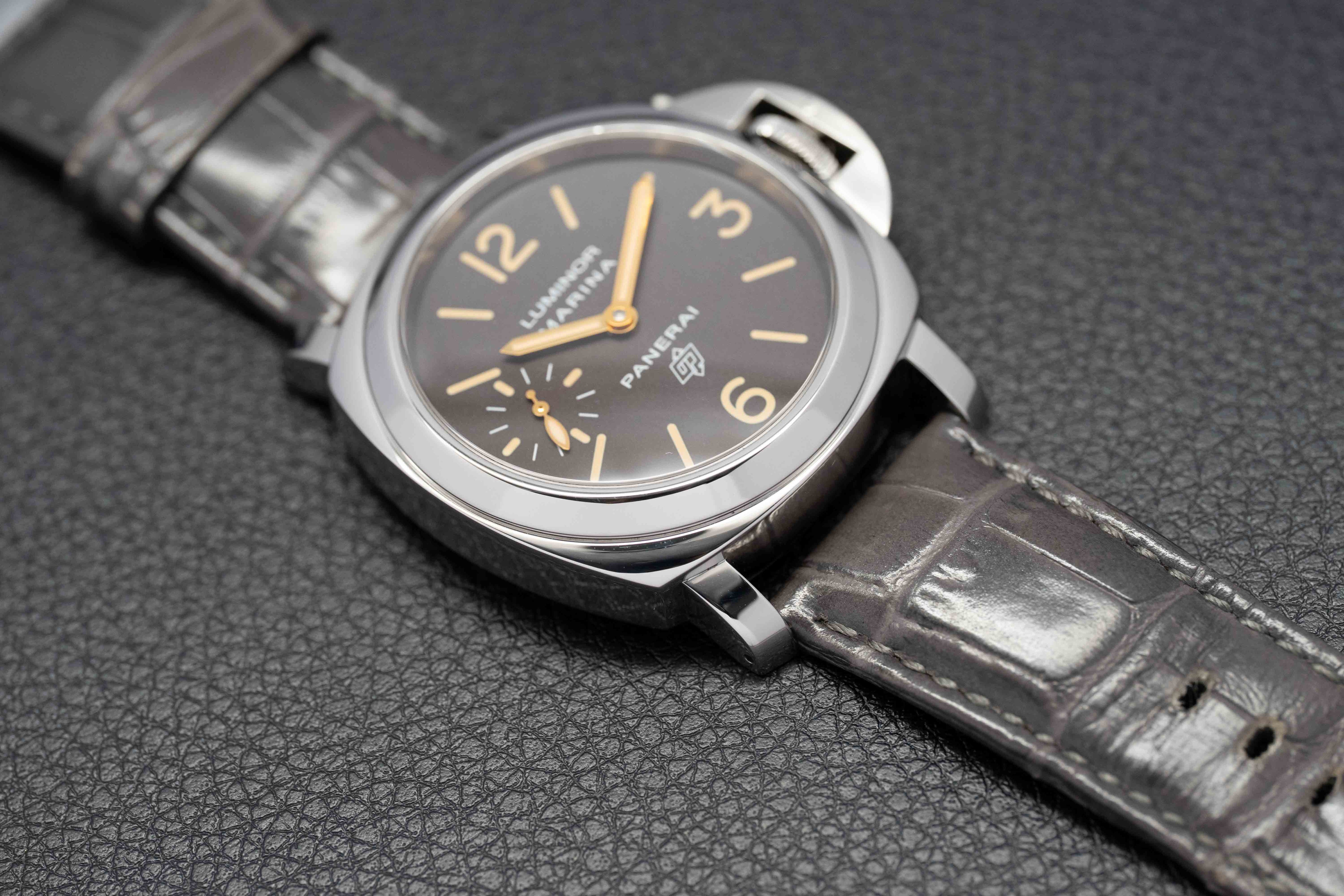 Panerai Luminor Marina 8 Days PAM00632 Cadran noir, avec papiers, 2016