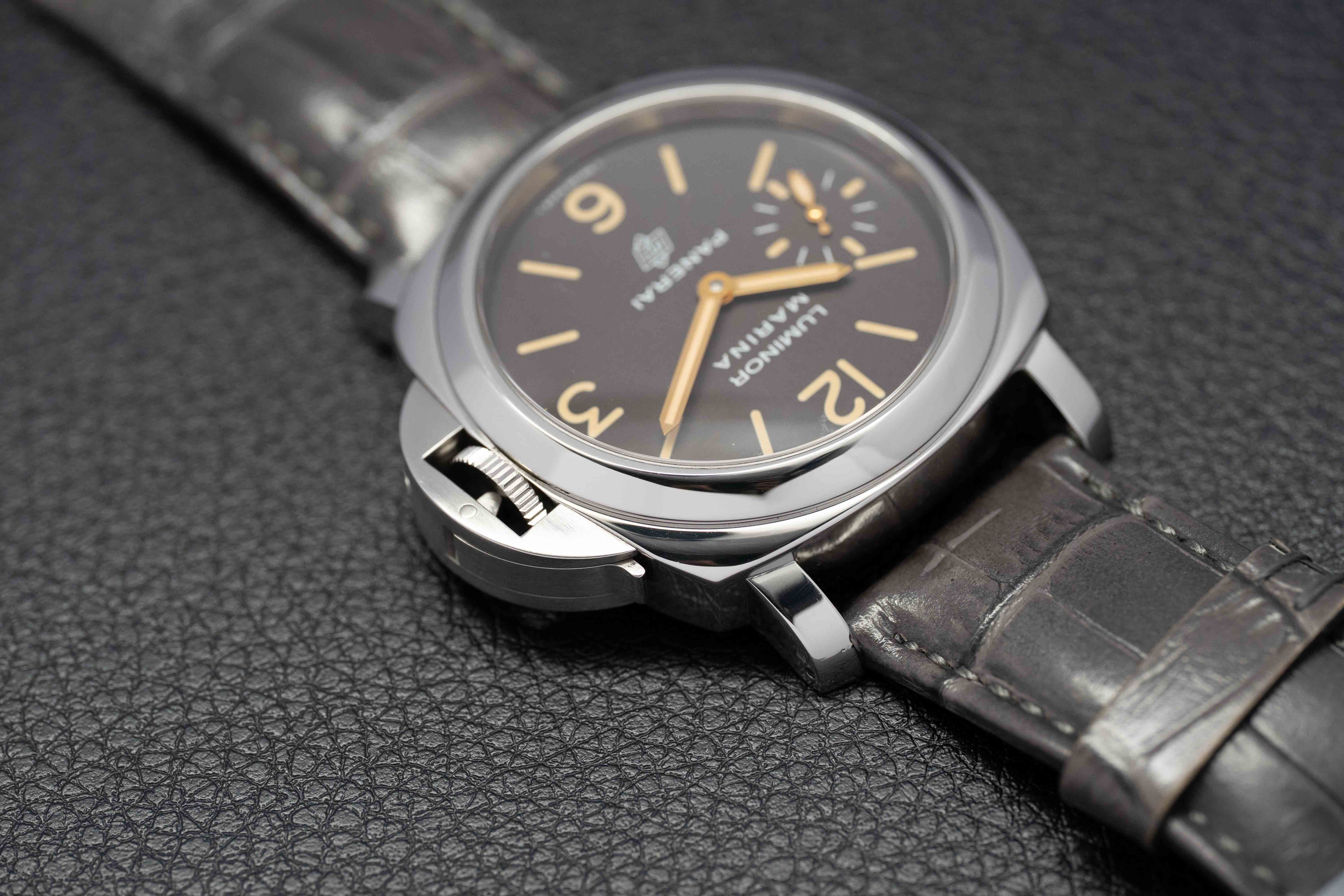 Panerai Luminor Marina 8 Days PAM00632 Cadran noir, avec papiers, 2016