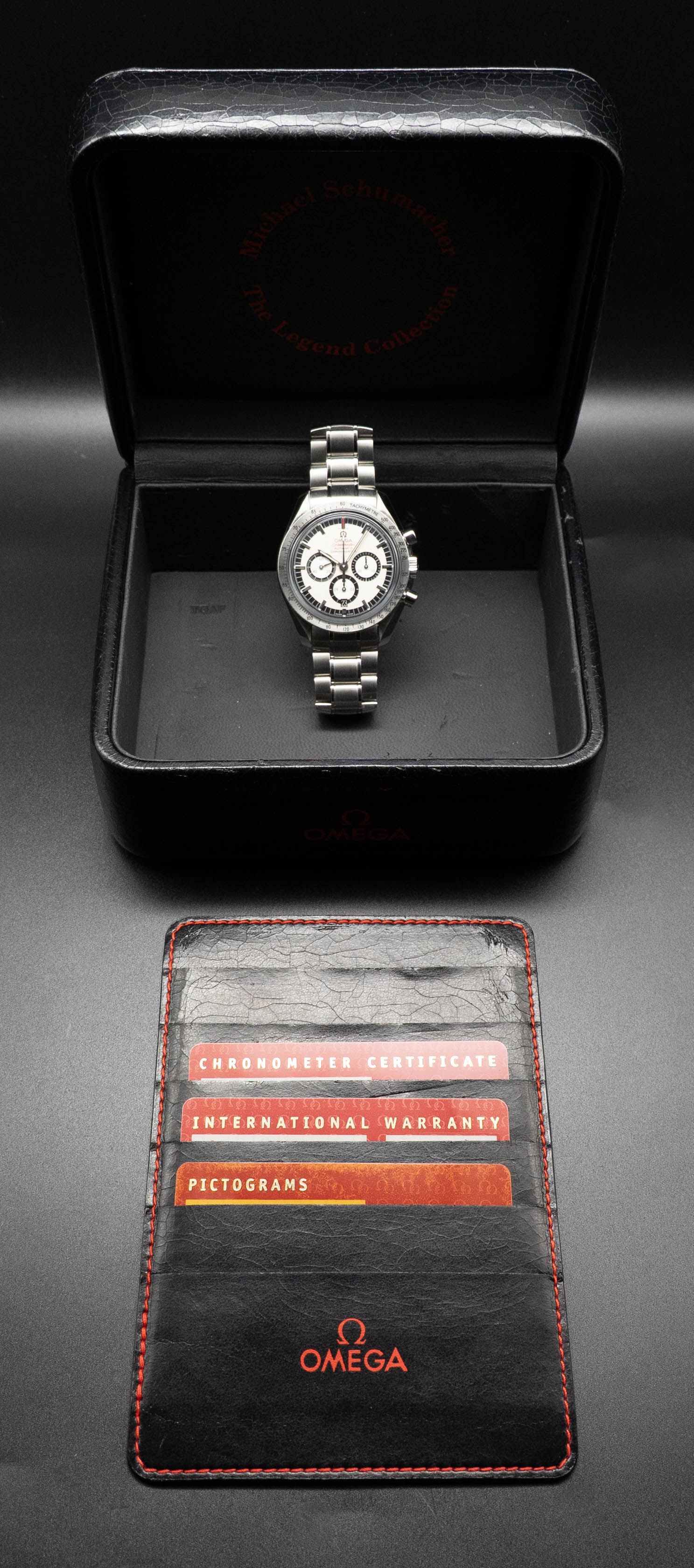 Omega Speedmaster Racing Schumacher Complete Set 2006 (Box + Papers)
