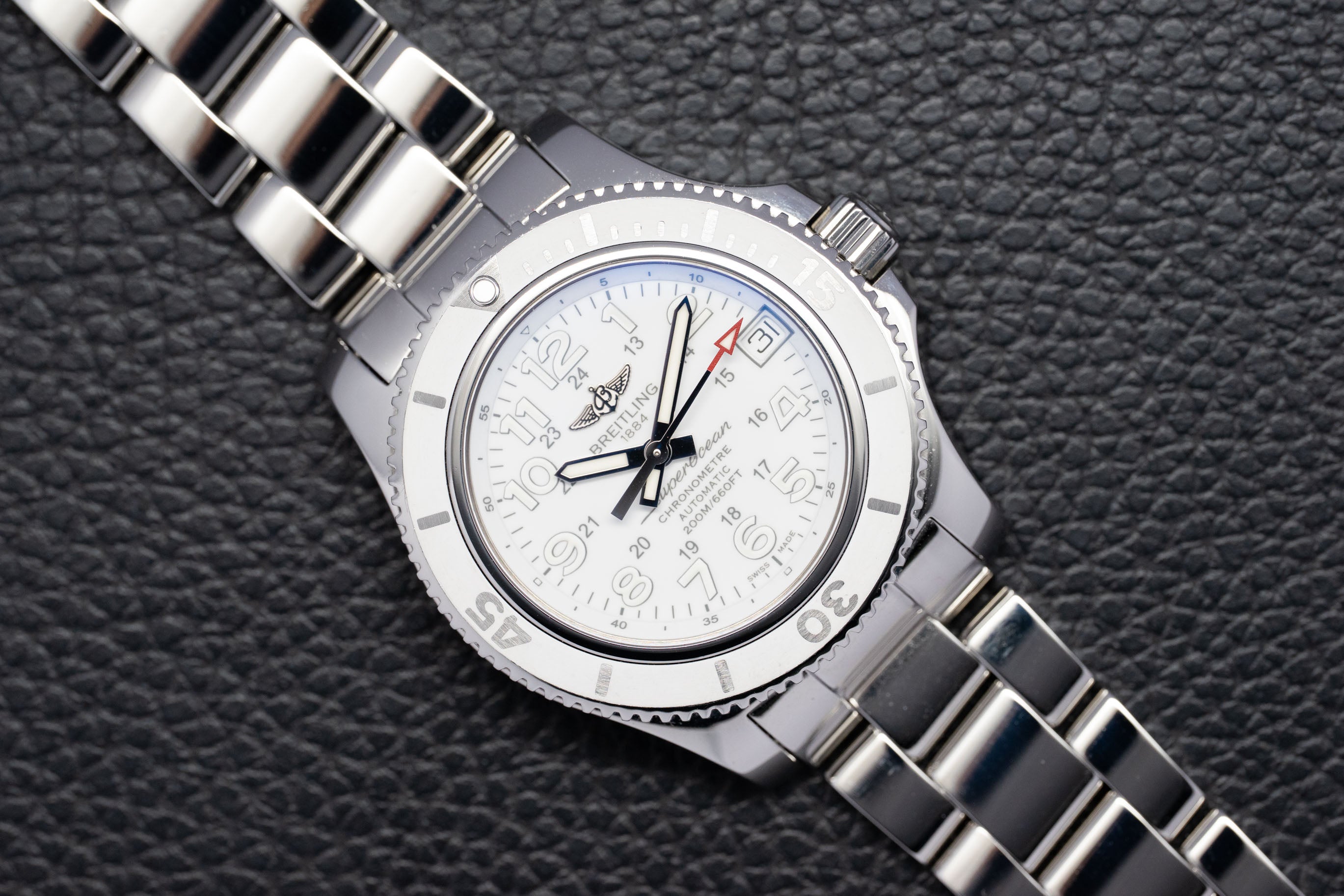 Breitling Superocean II 36 A17312 Set completo 2018 con scatola e documenti
