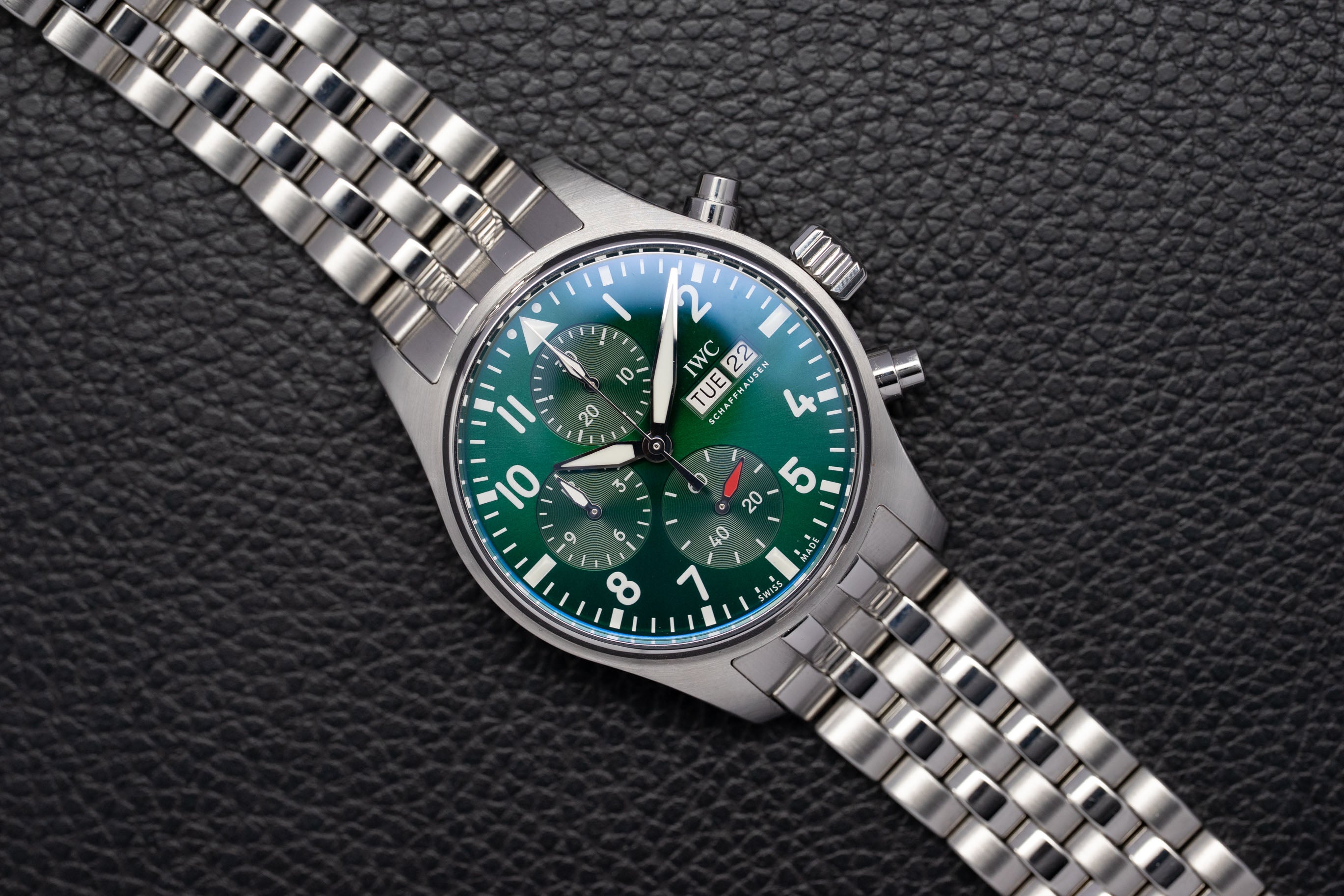 Montre IWC Pilot's Watch Chronographe IW388104, ensemble complet 2021, coffret et papiers