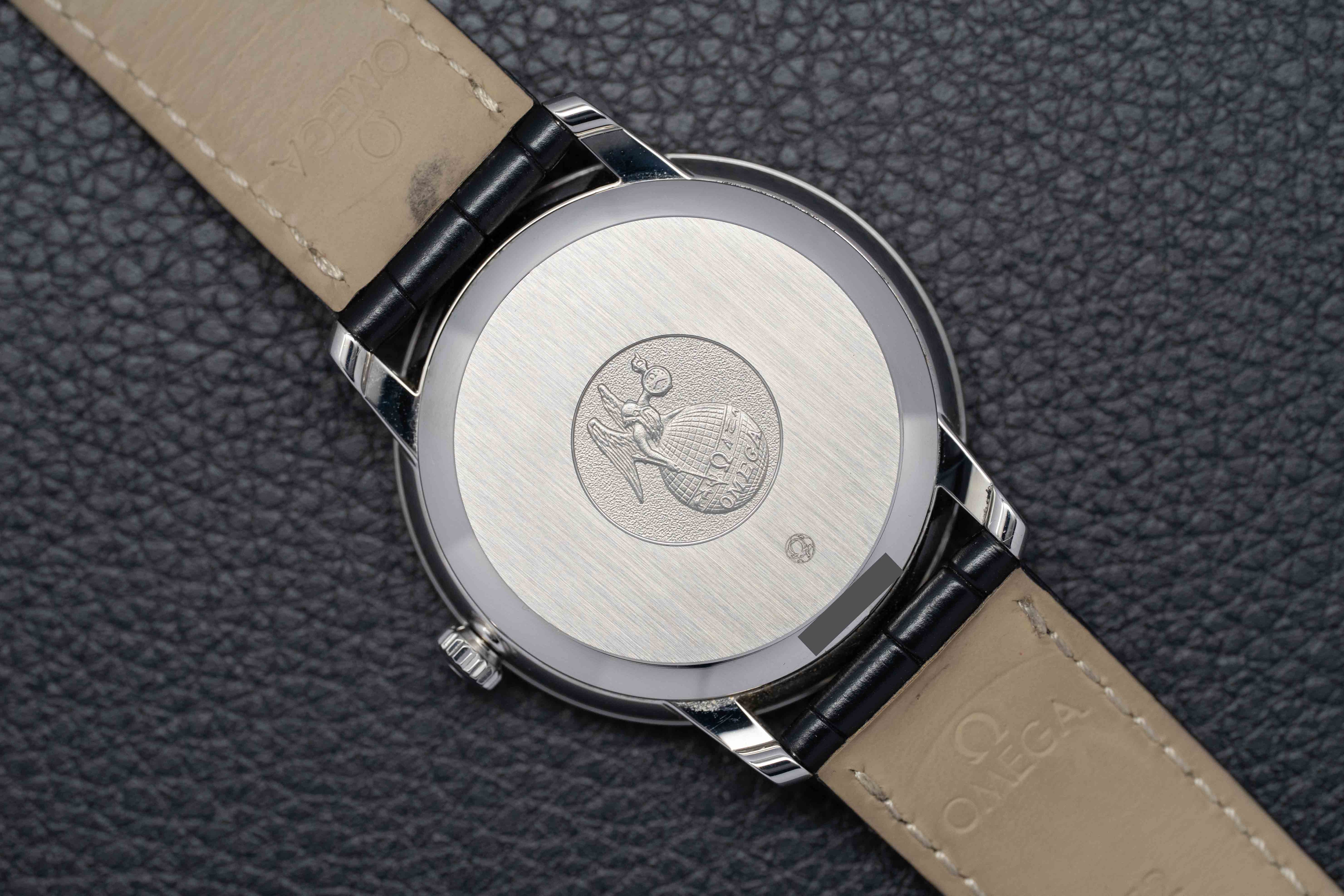 Omega De Ville Prestige 424.13.40.20.03.002 Quadrante blu 2017 Con certificati