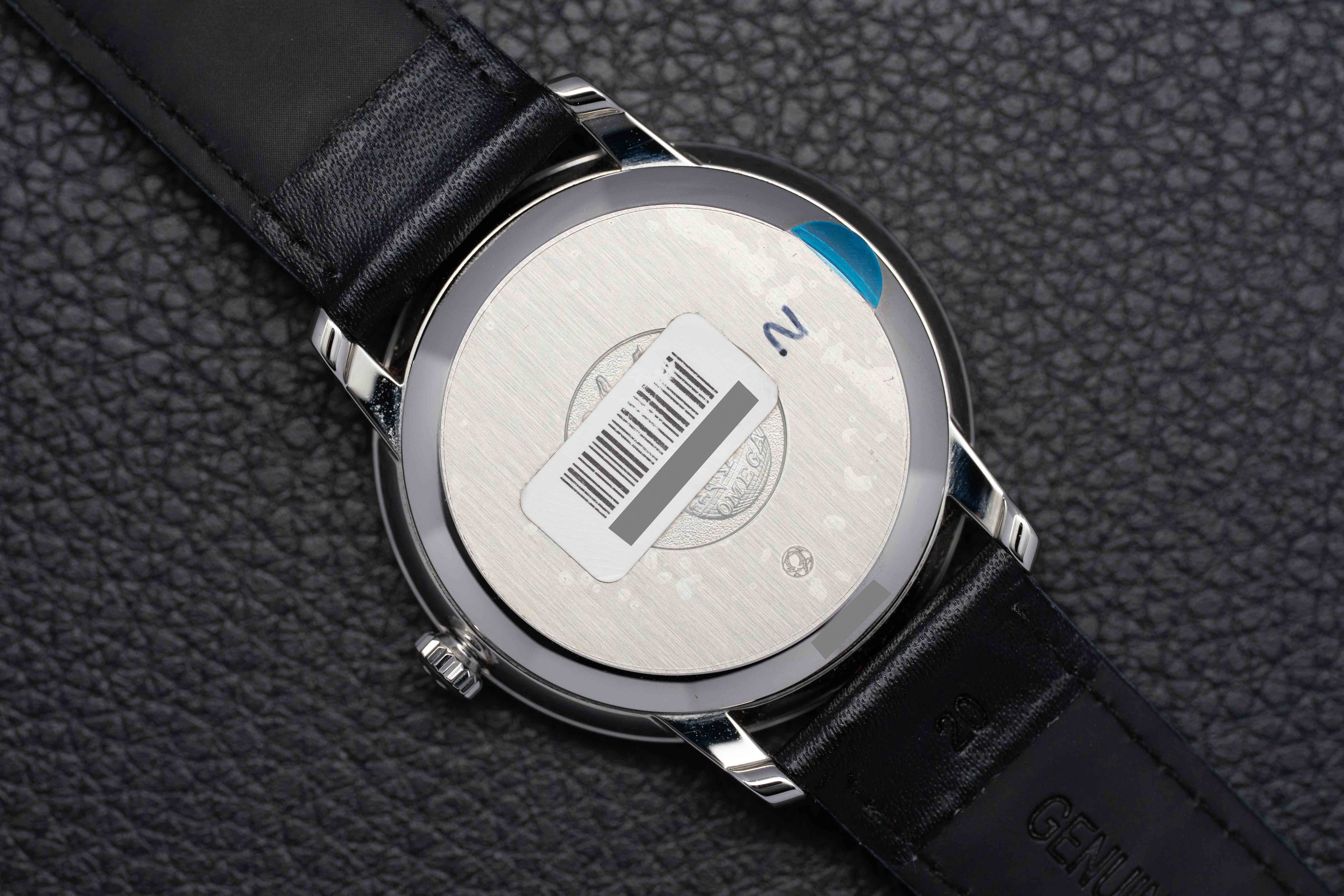 Omega De Ville Prestige 424.13.40.20.02.003 Quadrante argento 2018 Con documenti