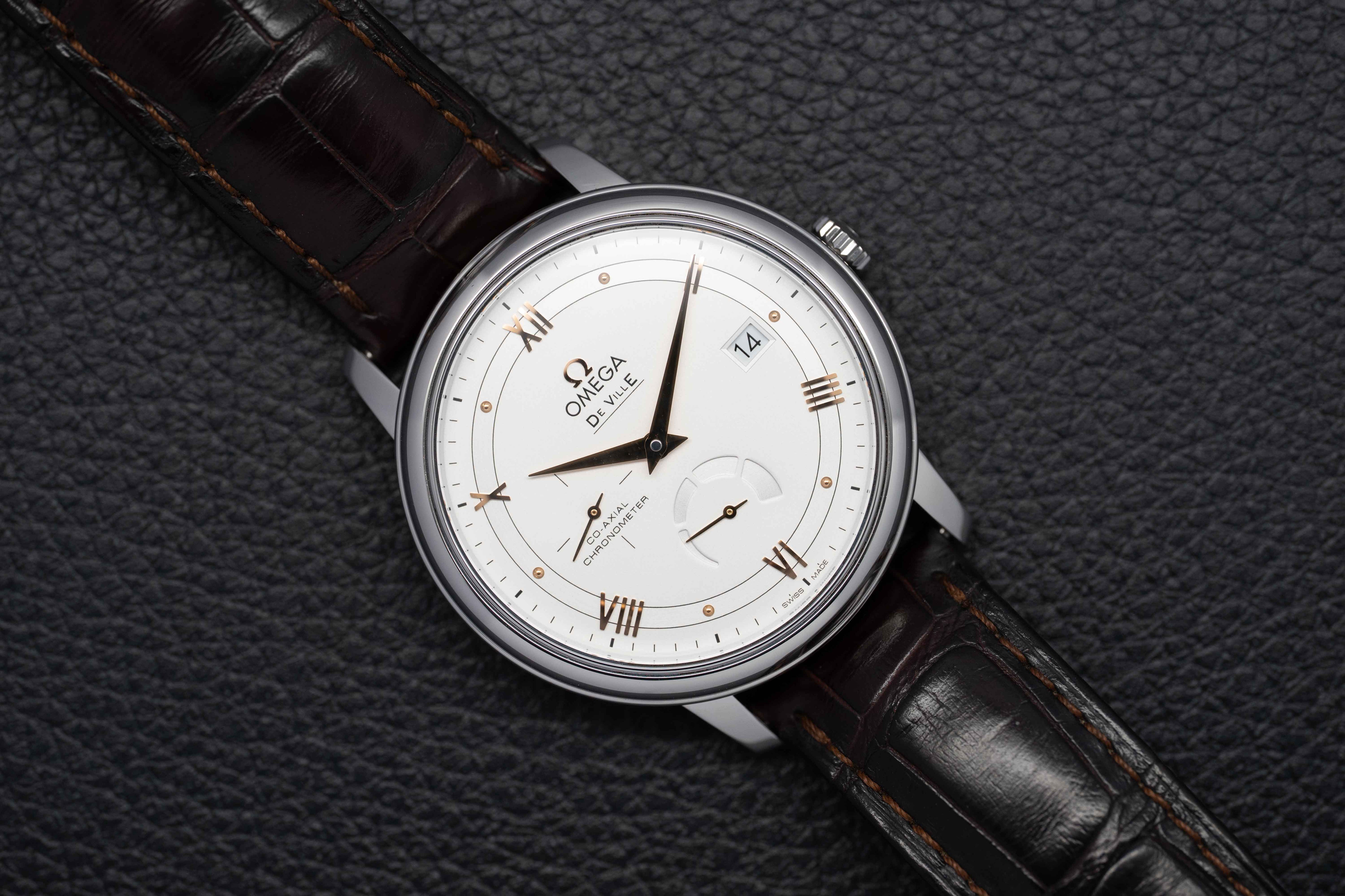 Omega De Ville Prestige Power Reserve 424.13.40.21.02.002 Ensemble complet 2021 : boîte et papiers