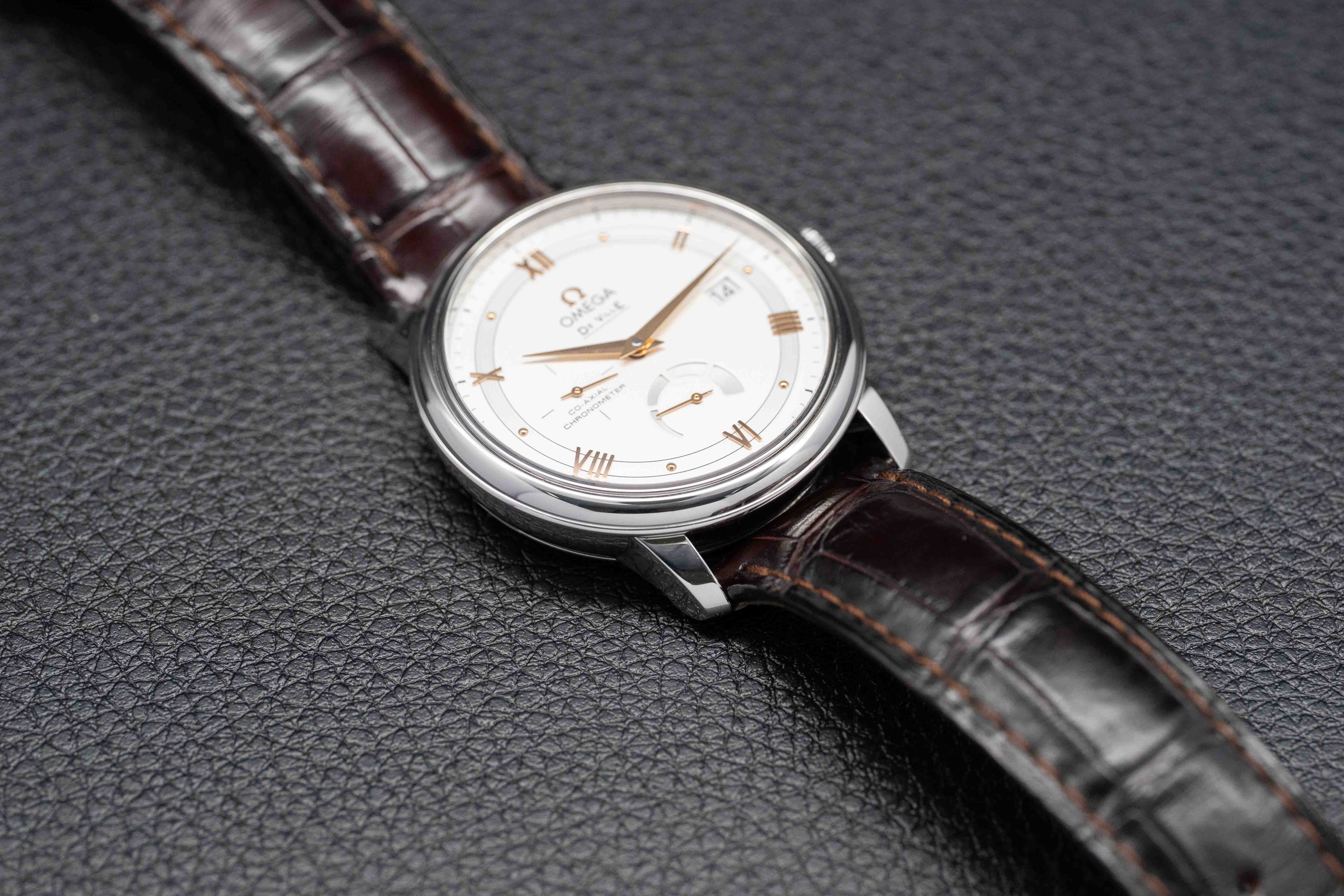 Omega De Ville Prestige Power Reserve 424.13.40.21.02.002 Complete Set 2021 Box + Papers