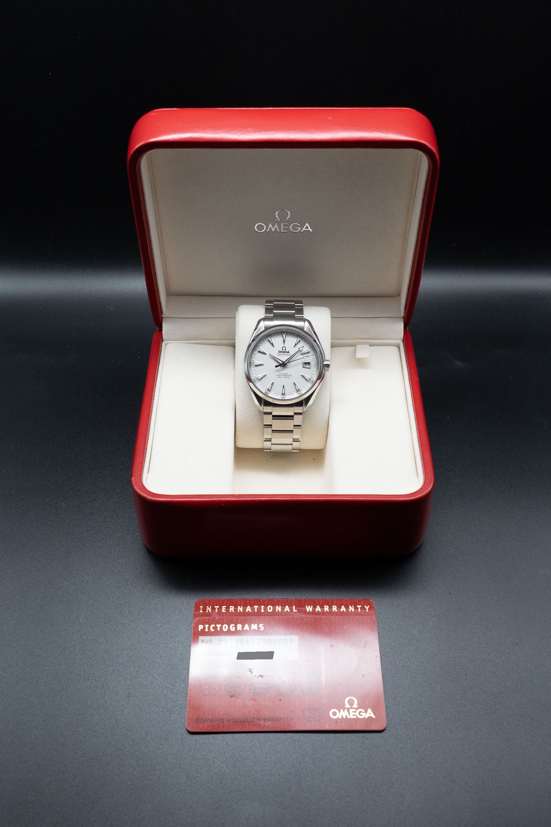 Omega Seamaster Aqua Terra 231.10.42.21.02.001 FULLSET 2018 Box + PAPERS