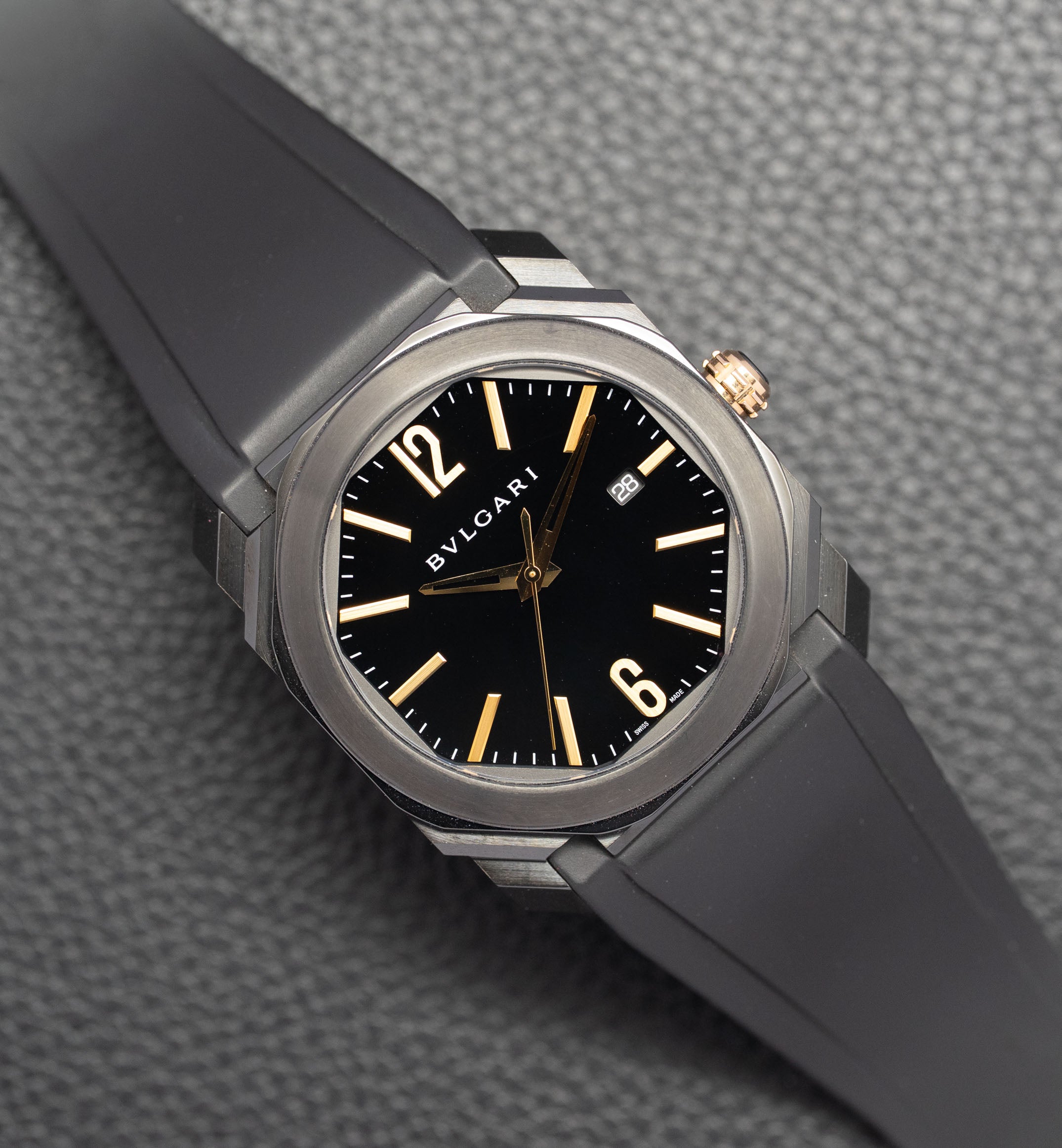 Bulgari Octo BGO38S Complete Set 2016 Box + Papers