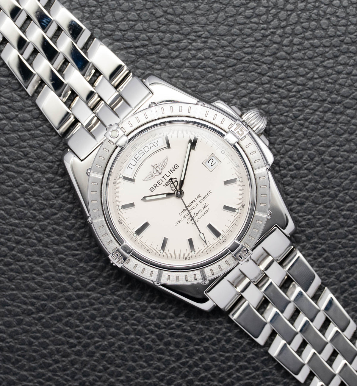 Breitling Colt Automatic A45355 Silver Dial 2005