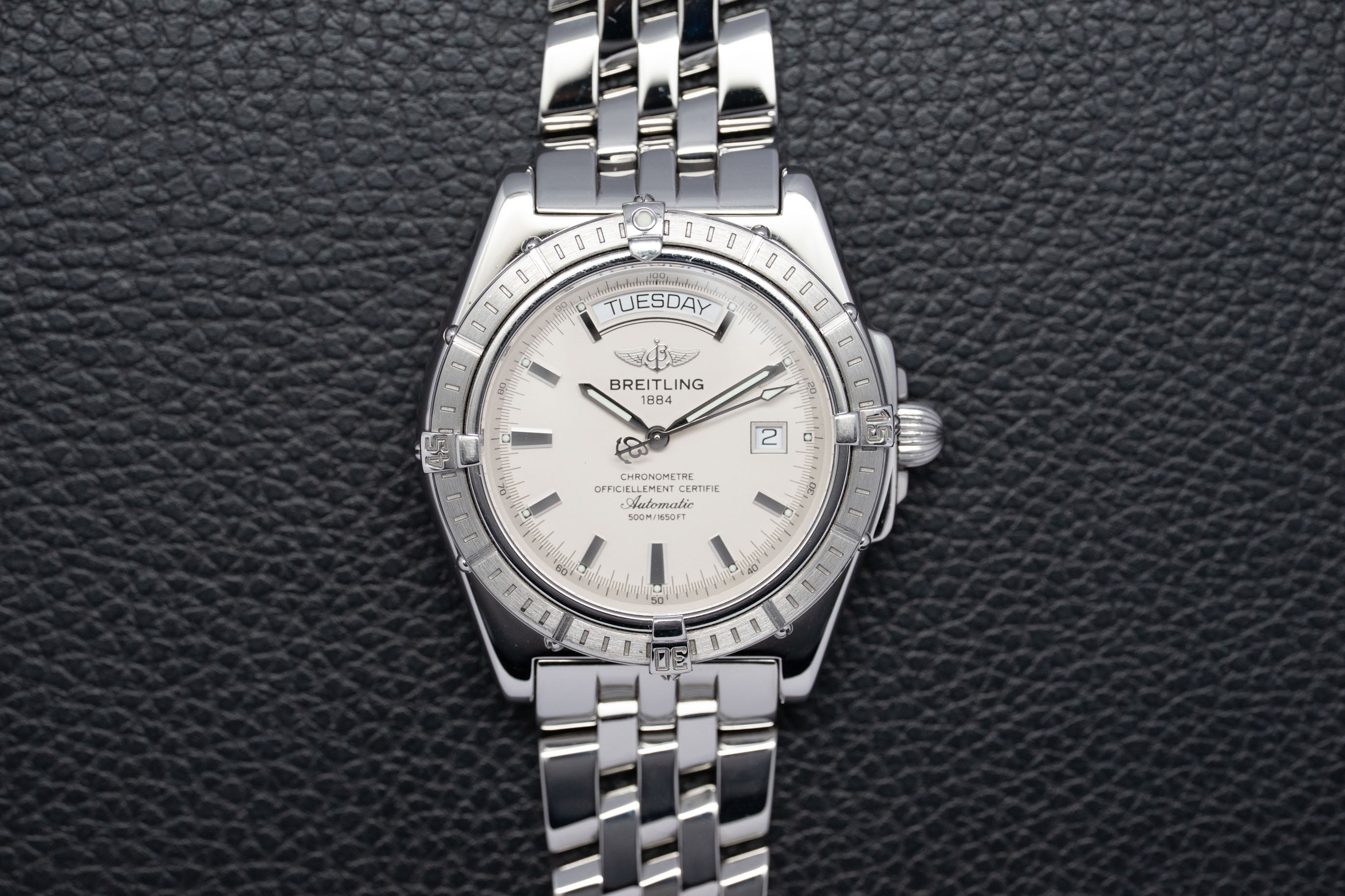 Breitling Colt Automatic A45355 Silver Dial 2005