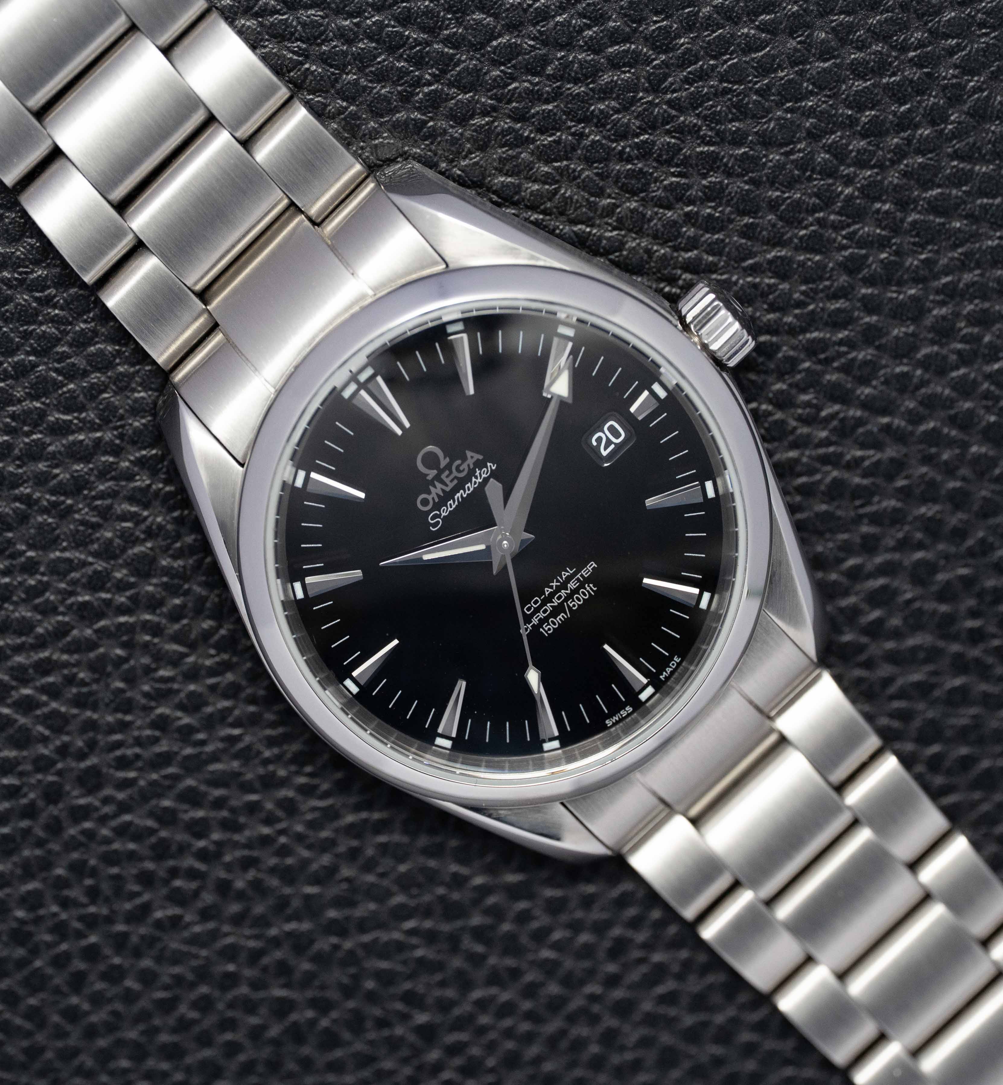 Omega Seamaster Aqua Terra 2503.50 con esfera negra, 2008