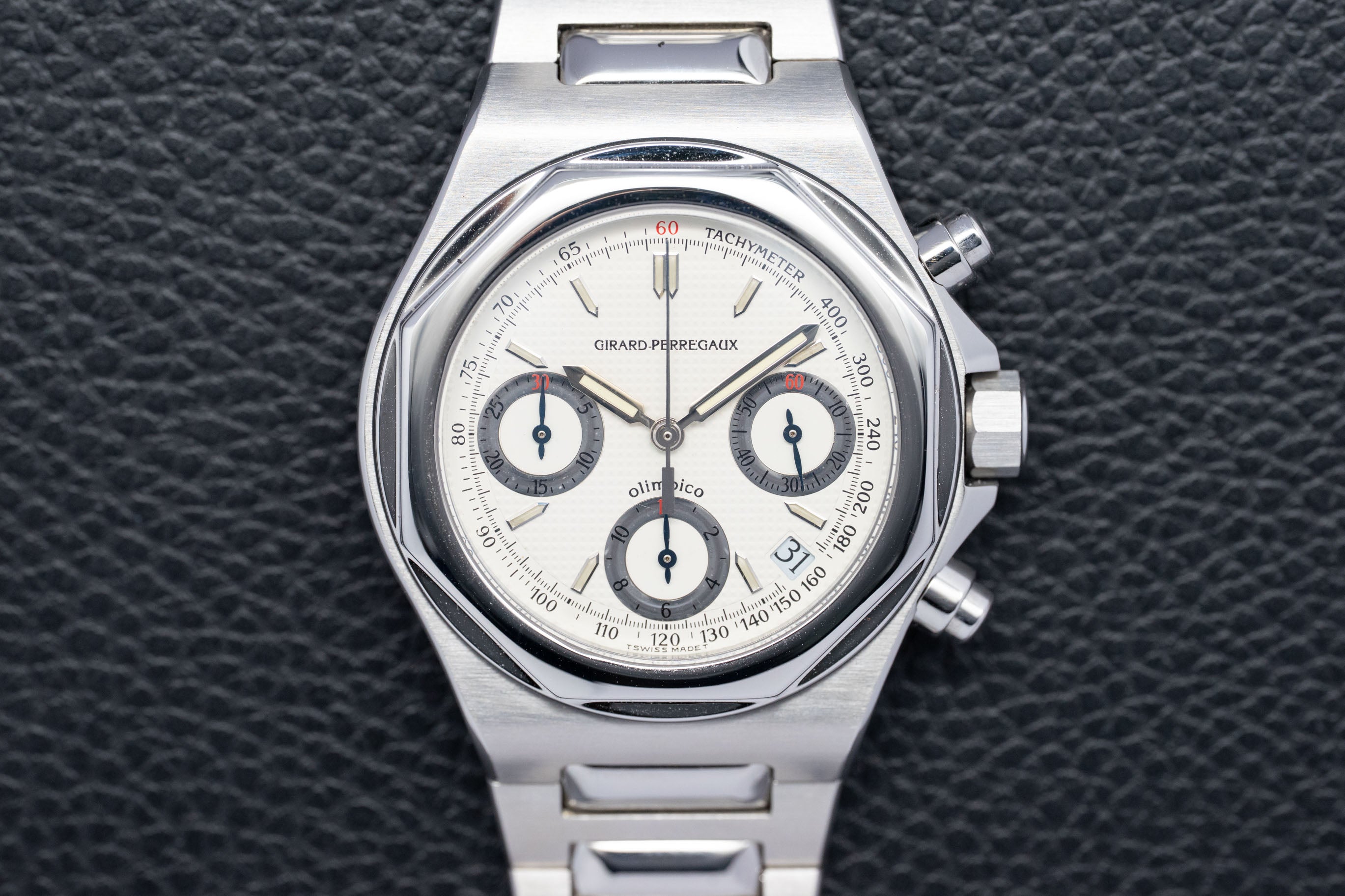 Girard-Perregaux Laureato Olympico 80170 Set completo 2000 con scatola e documenti