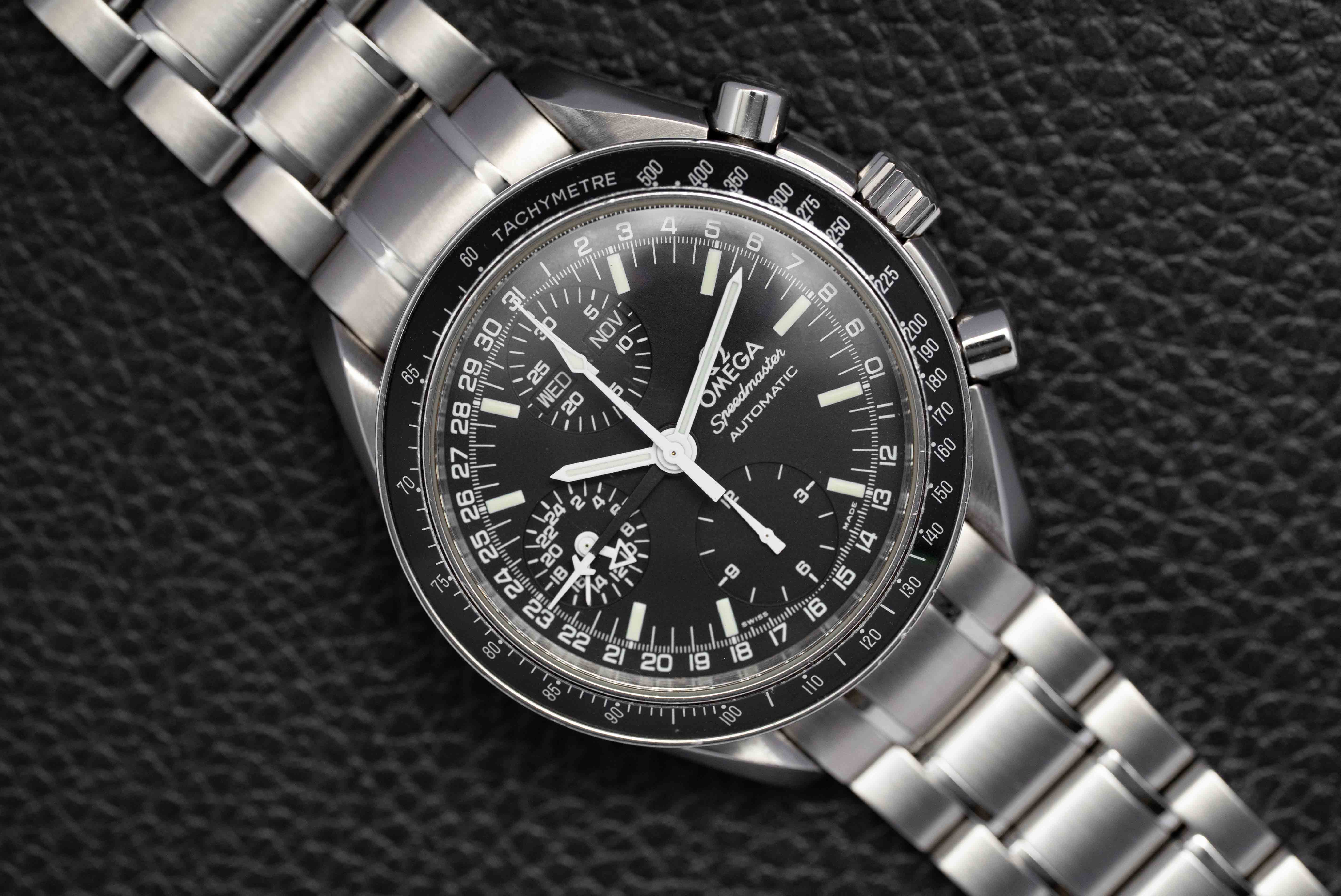 Omega Speedmaster Day Date 3520.50 Black Dial 1998