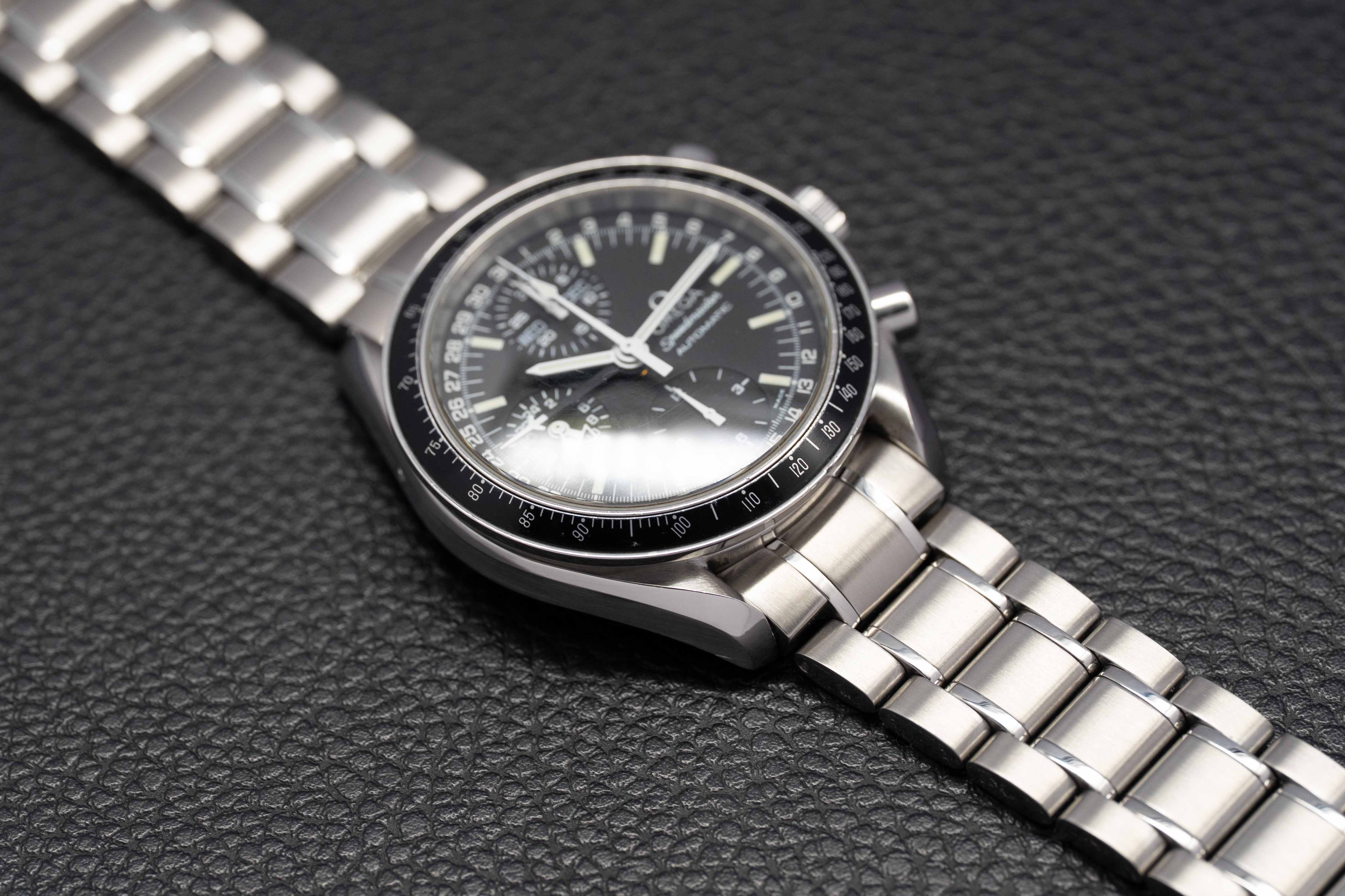 Omega Speedmaster Day Date 3520.50 con esfera negra, 1998