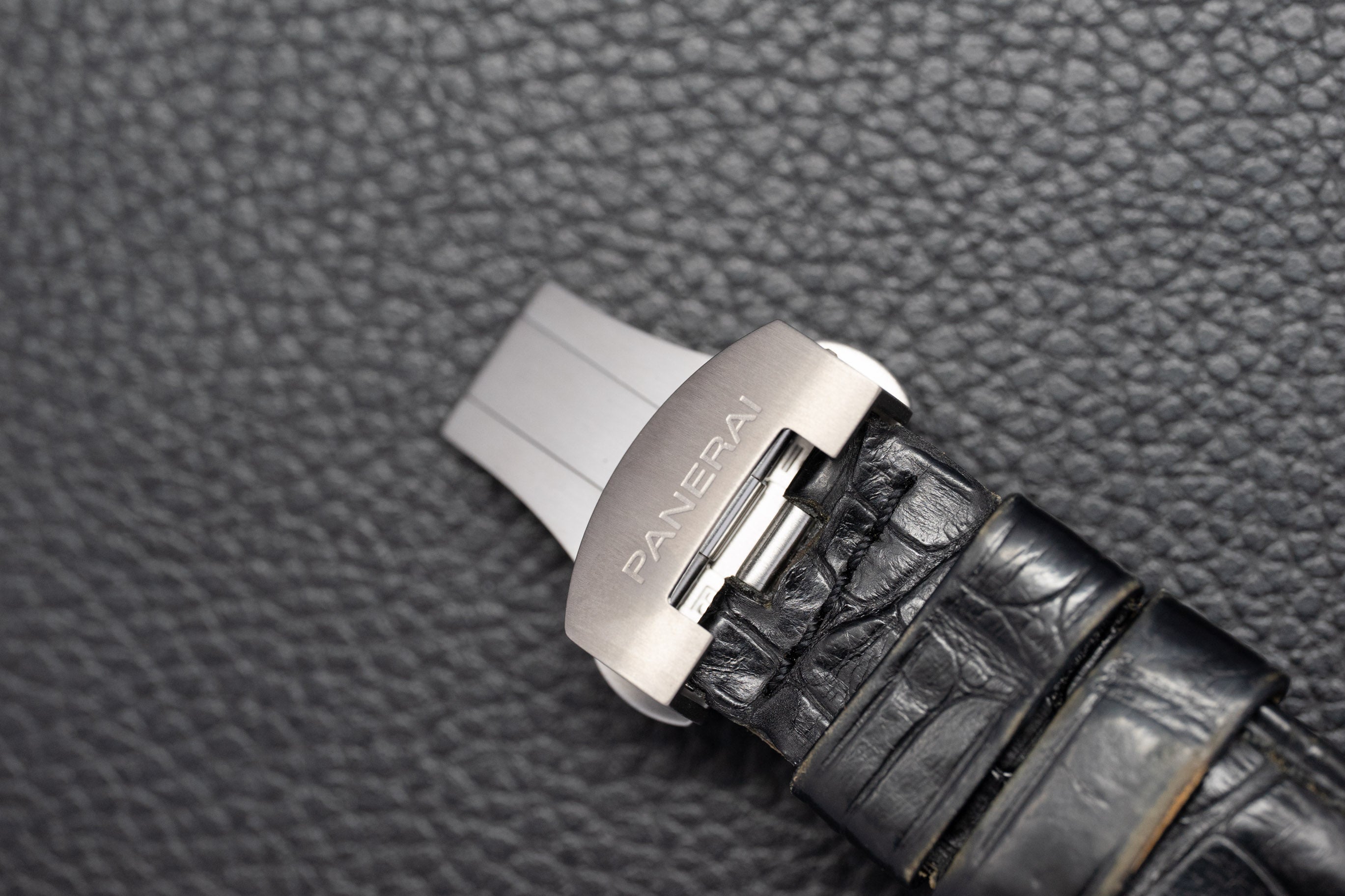 Panerai Luminor GMT PAM00089 con quadrante grigio, 2005, nella confezione originale