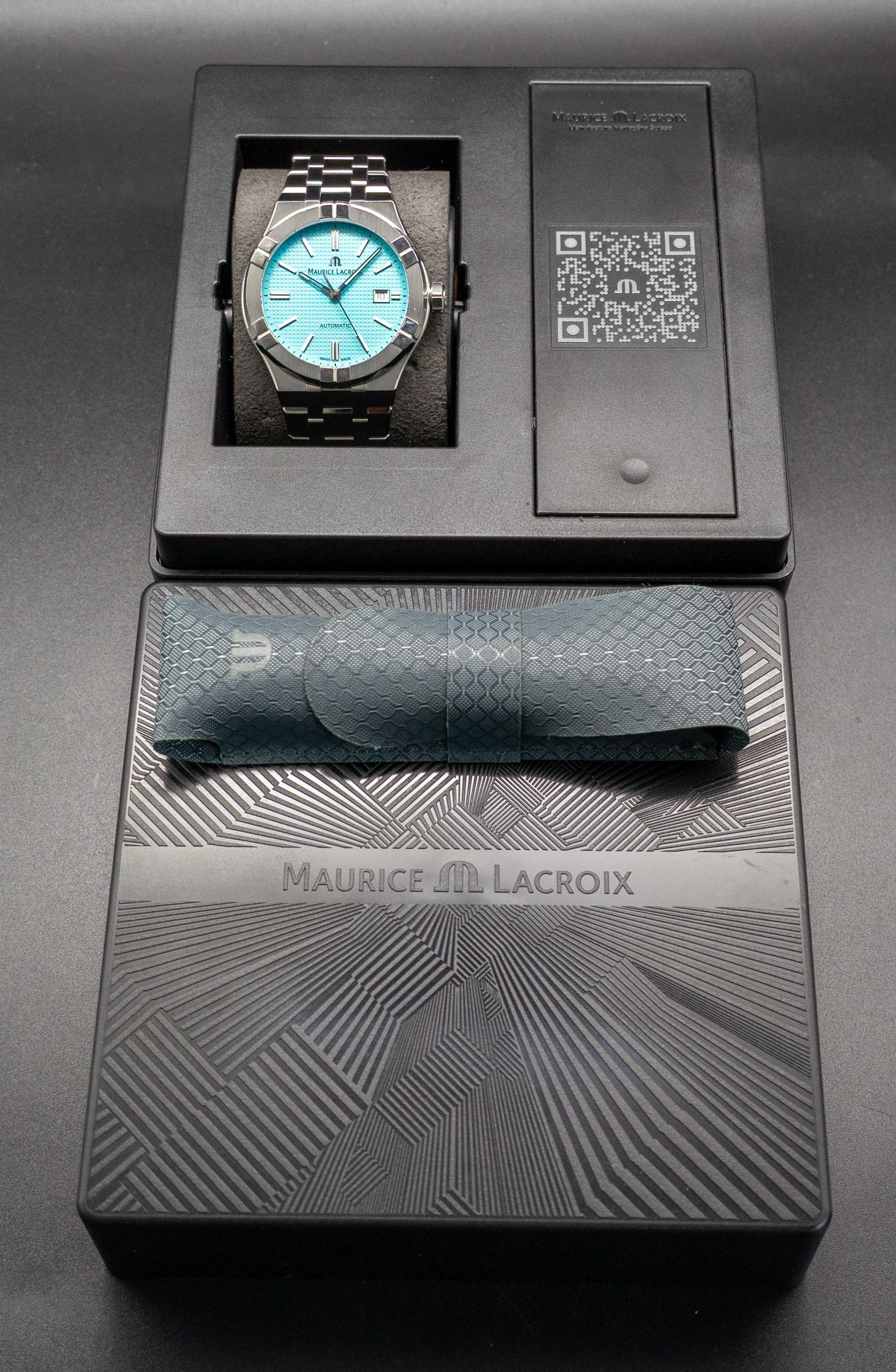 Maurice Lacroix Aikon Automatic AI6008 Summer Edition Turquoise 2024 Box