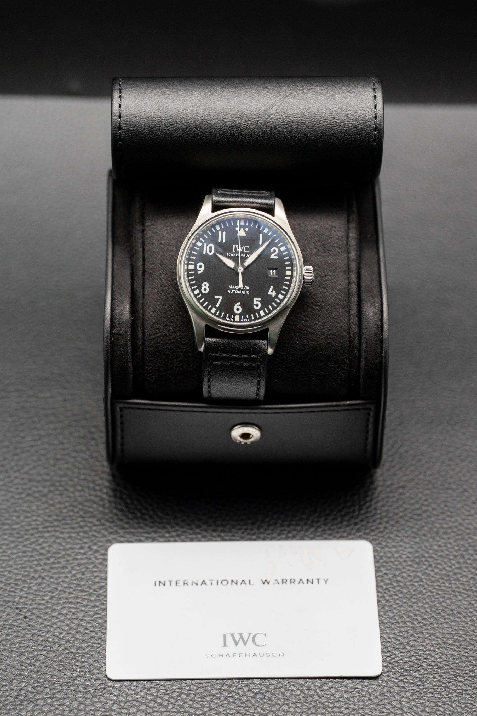 Reloj de aviador IWC Mark XVIII IW327001, juego completo de 2017, caja y documentación