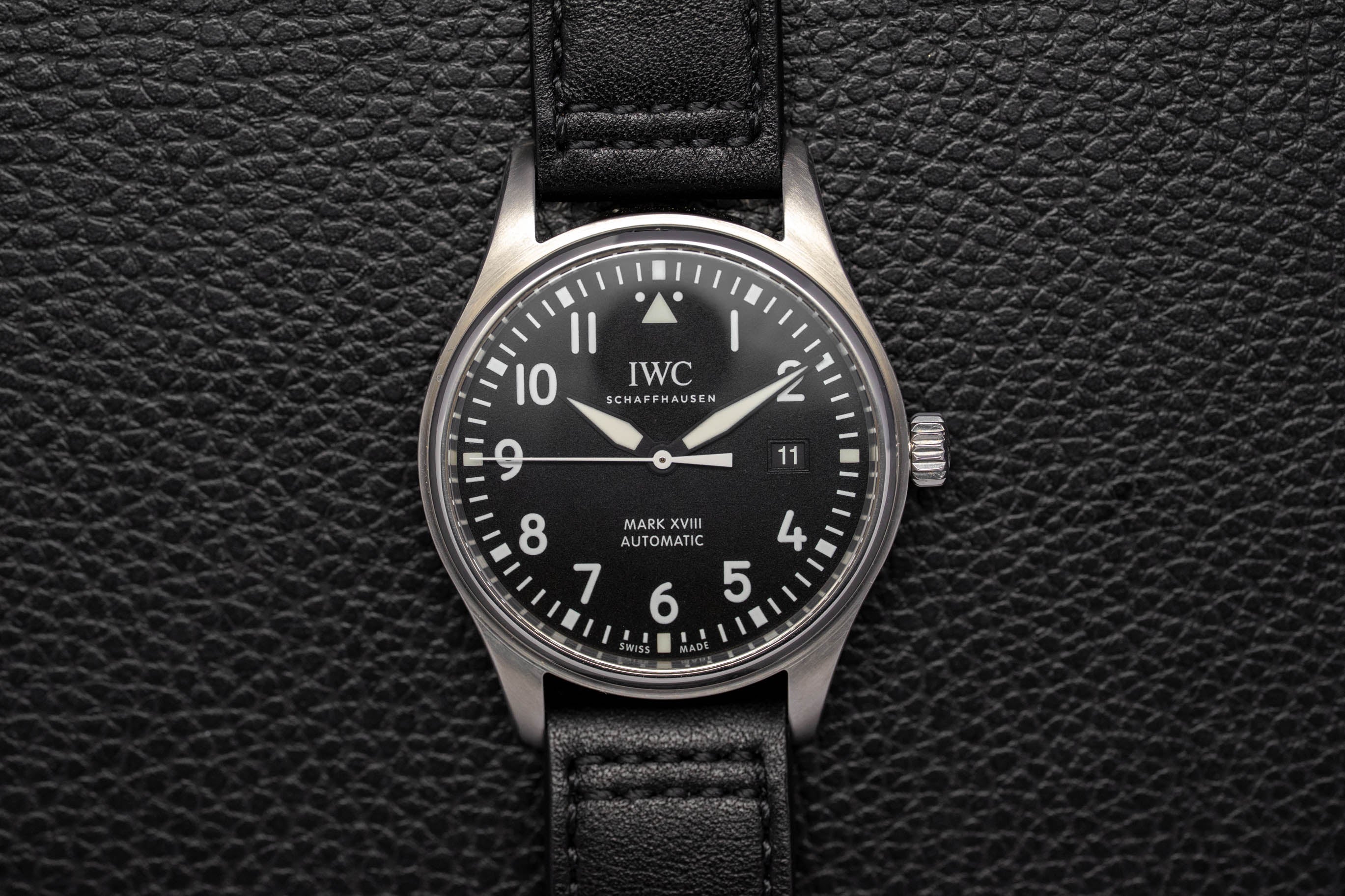 Reloj de aviador IWC Mark XVIII IW327001, juego completo de 2017, caja y documentación