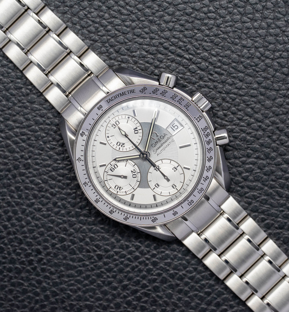 Omega Speedmaster Date 3513.30 Silver Dial 1998