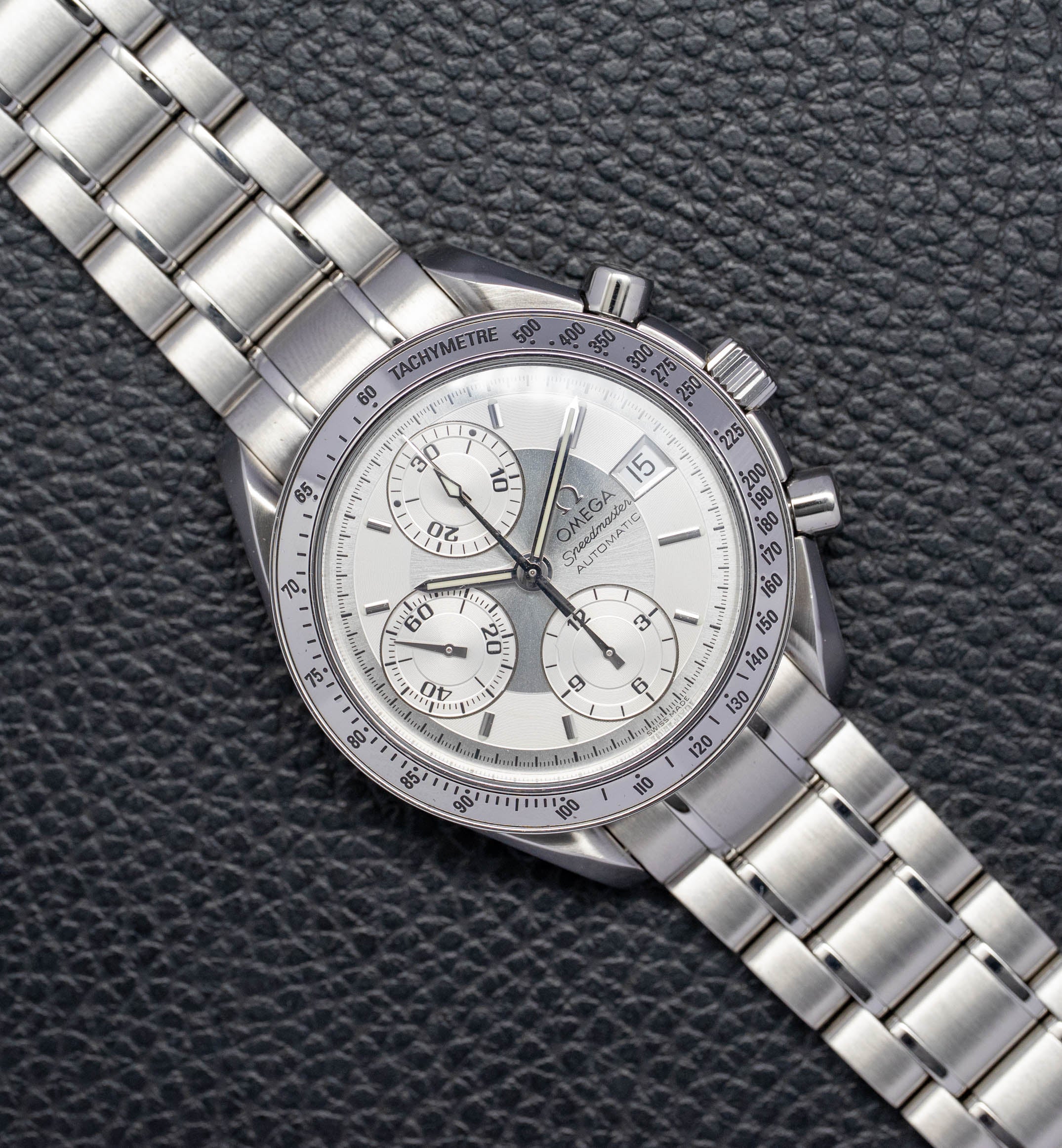 Omega Speedmaster Date 3513.30 Silver Dial 1998