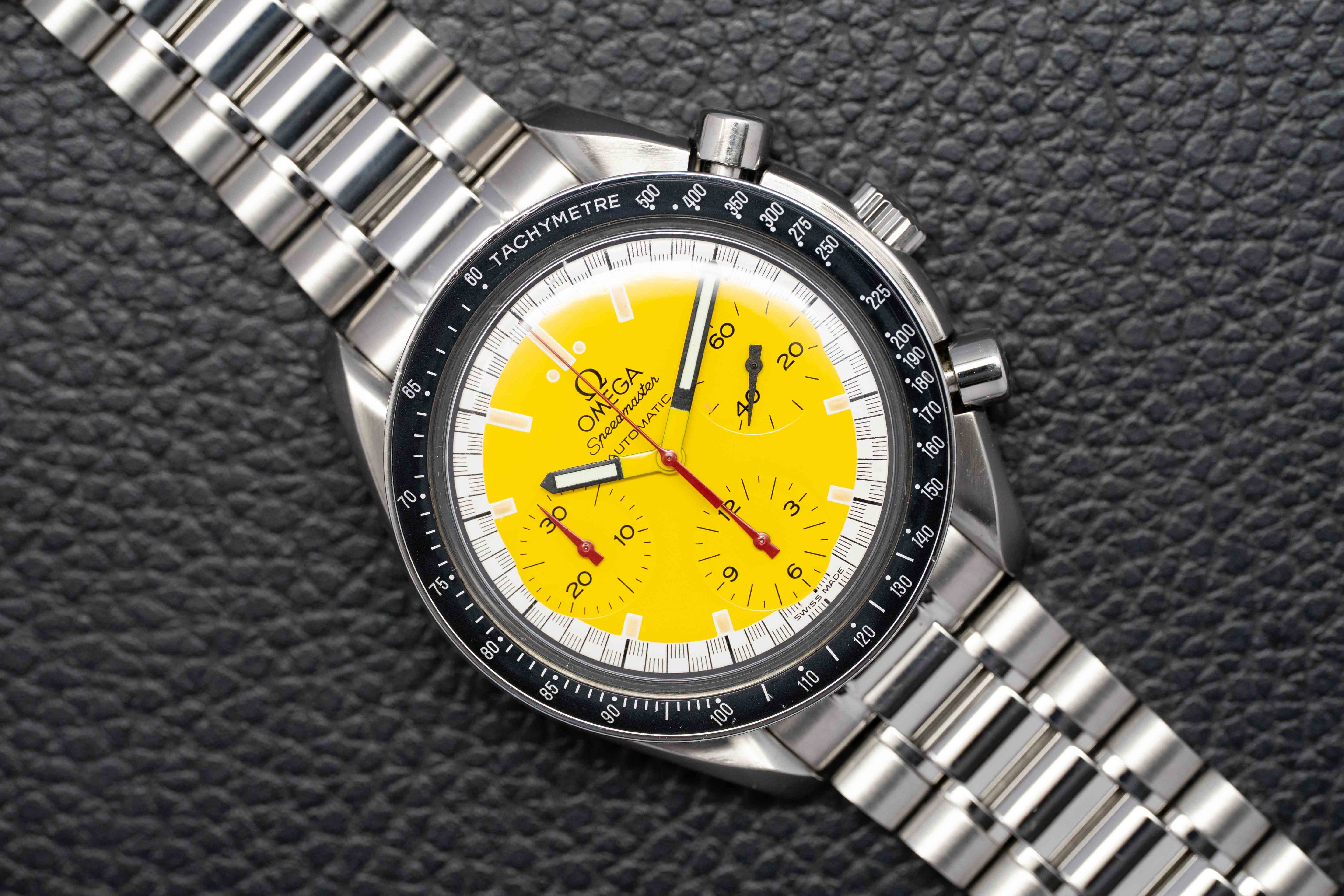 Omega Speedmaster Reduced Michael Schumacher 3510.12 Complete Set 1998 Box + Papers