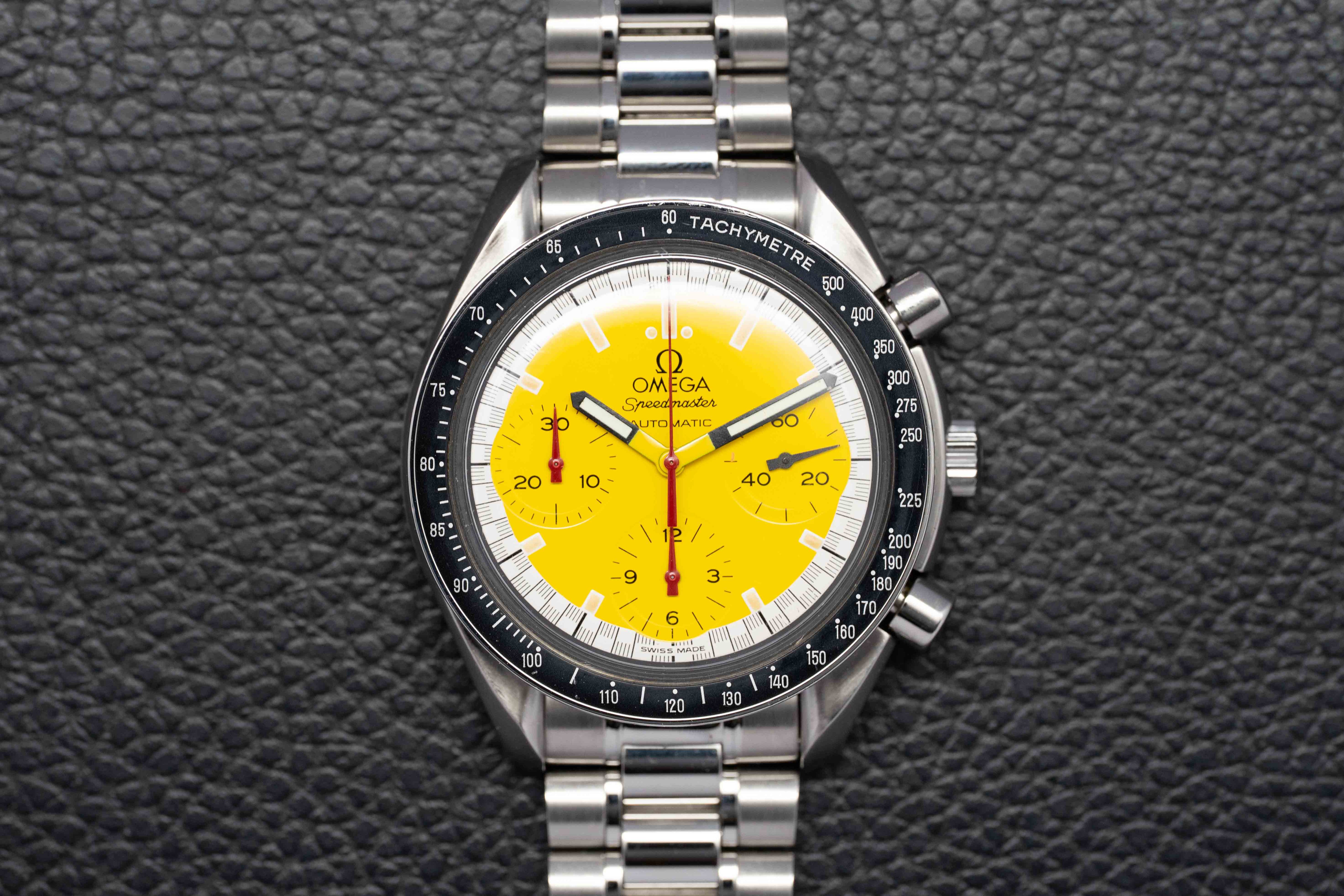 Omega Speedmaster Reduced Michael Schumacher 3510.12 Complete Set 1998 Box + Papers