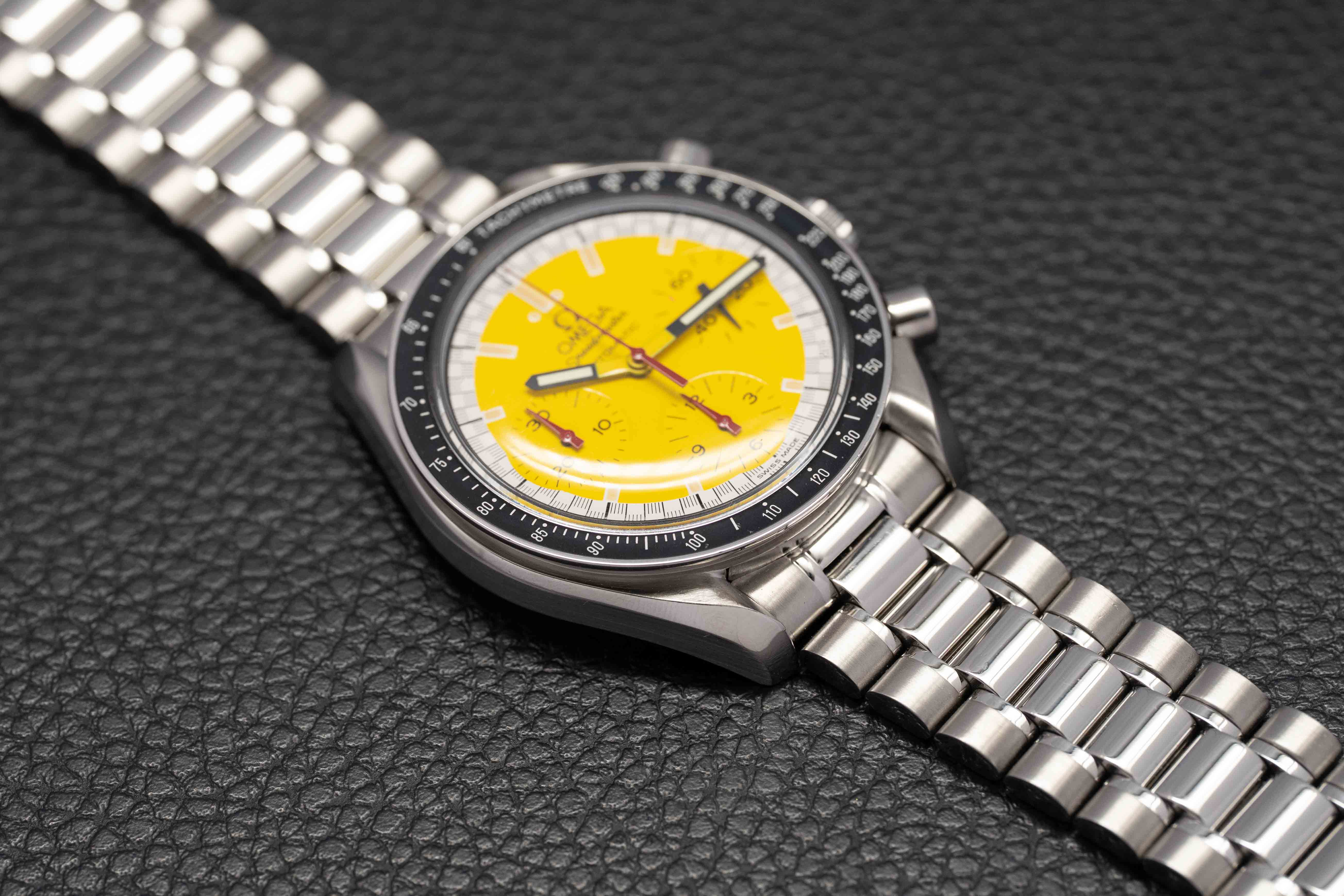 Omega Speedmaster Reduced Michael Schumacher 3510.12 Complete Set 1998 Box + Papers