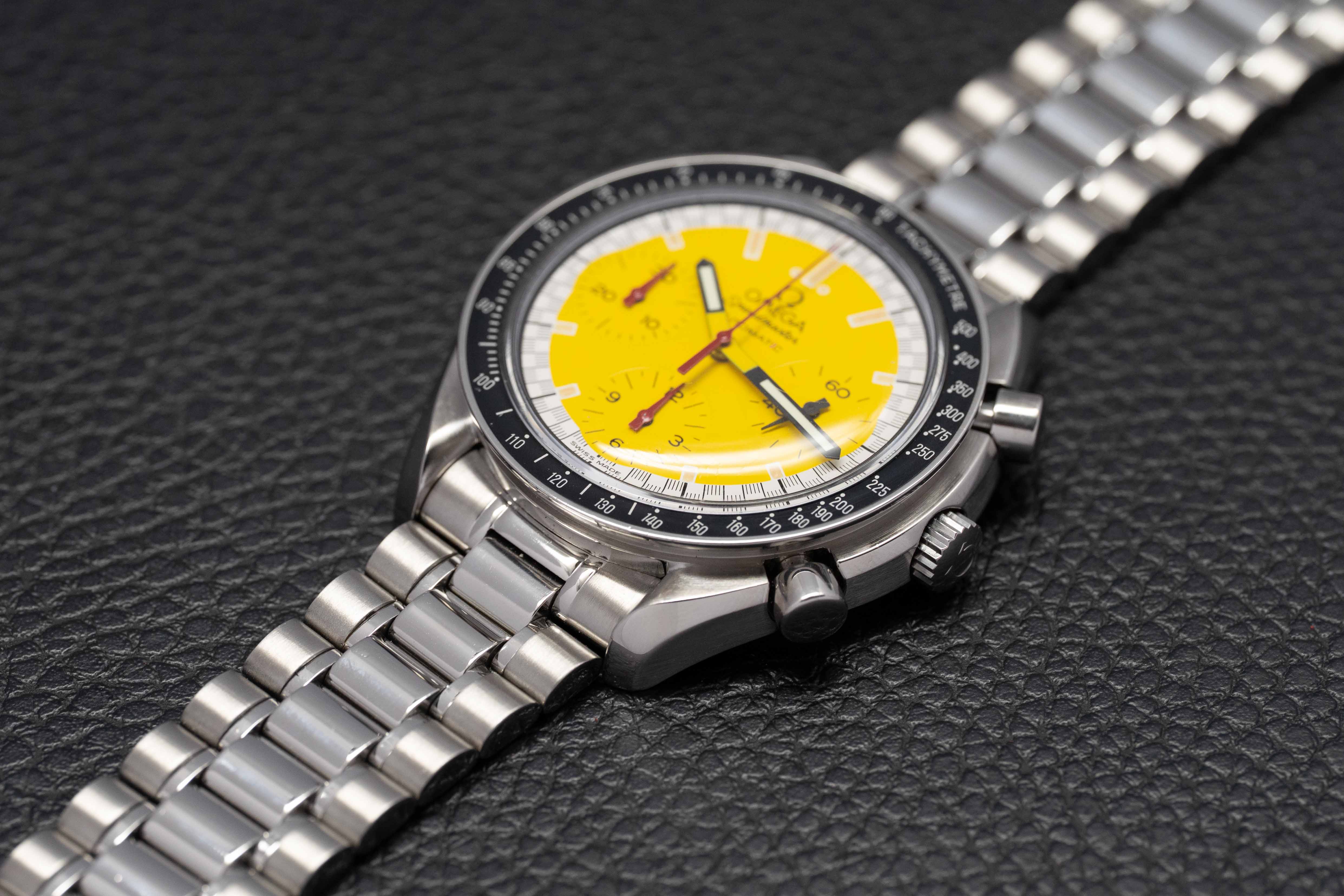 Omega Speedmaster Reduced Michael Schumacher 3510.12 Complete Set 1998 Box + Papers
