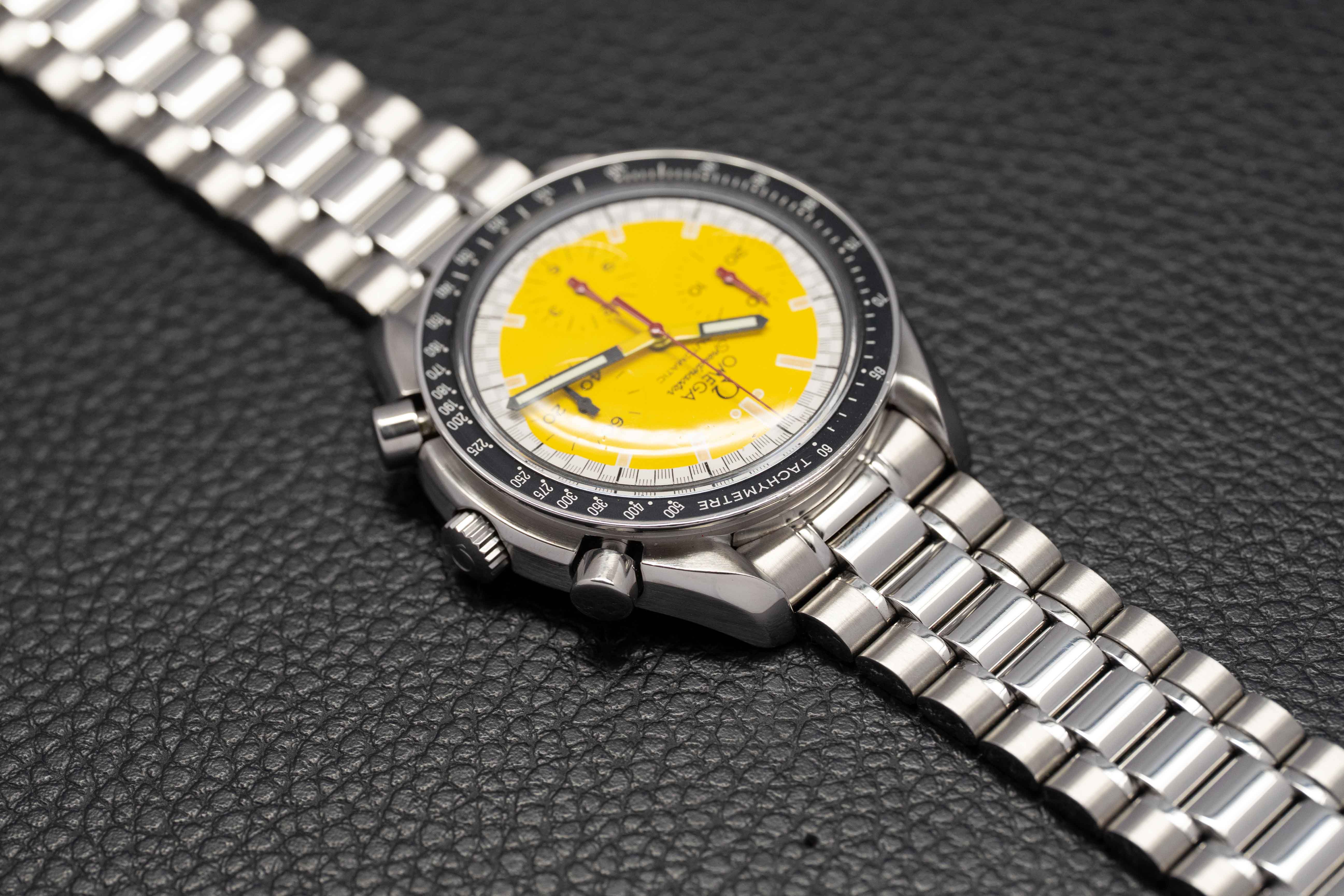 Omega Speedmaster Reduced Michael Schumacher 3510.12 Complete Set 1998 Box + Papers