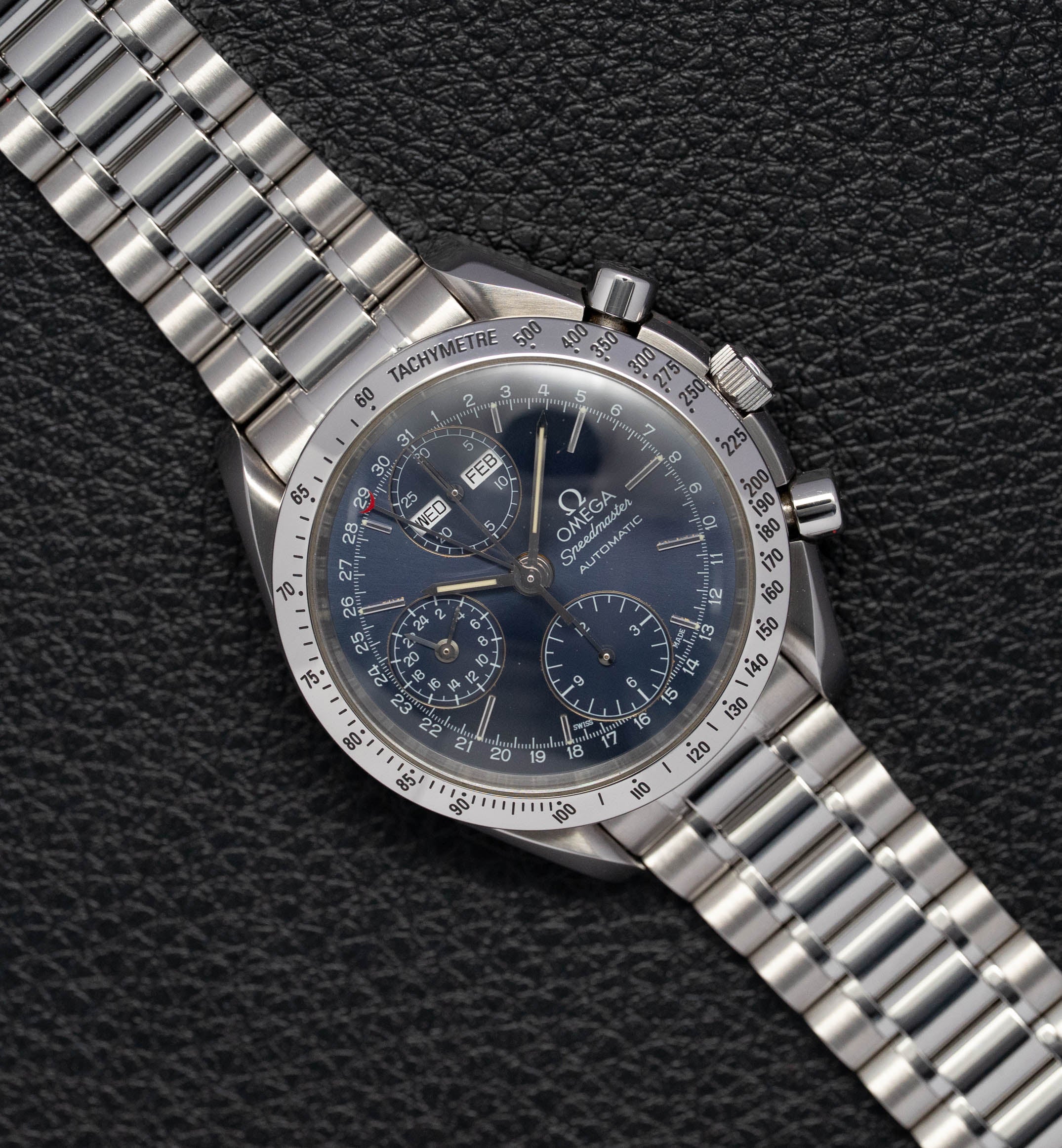 Omega Speedmaster Day Date 3521.80 Complete Set XXXX Box + Papers