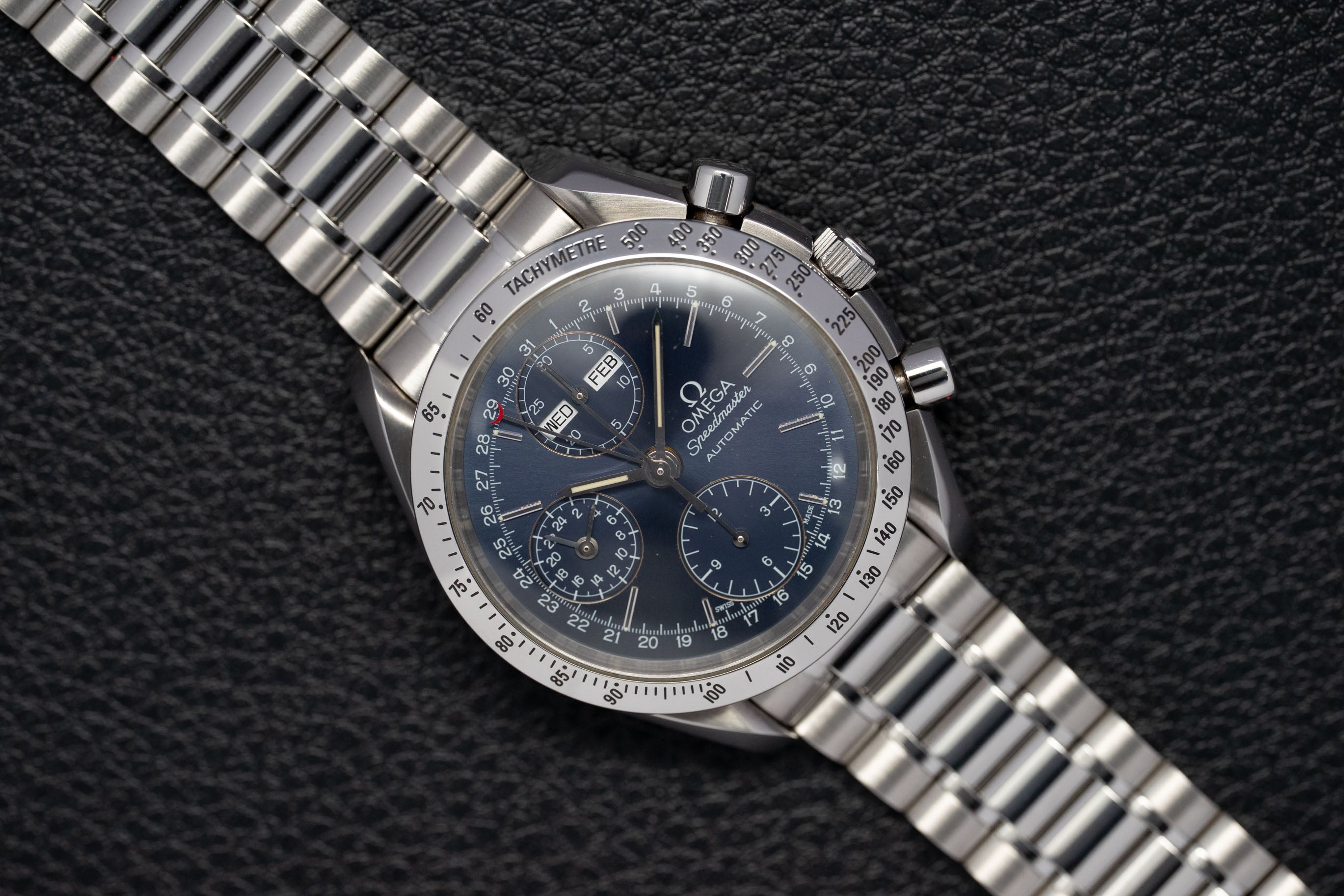Omega Speedmaster Day Date 3521.80 Complete Set XXXX Box + Papers