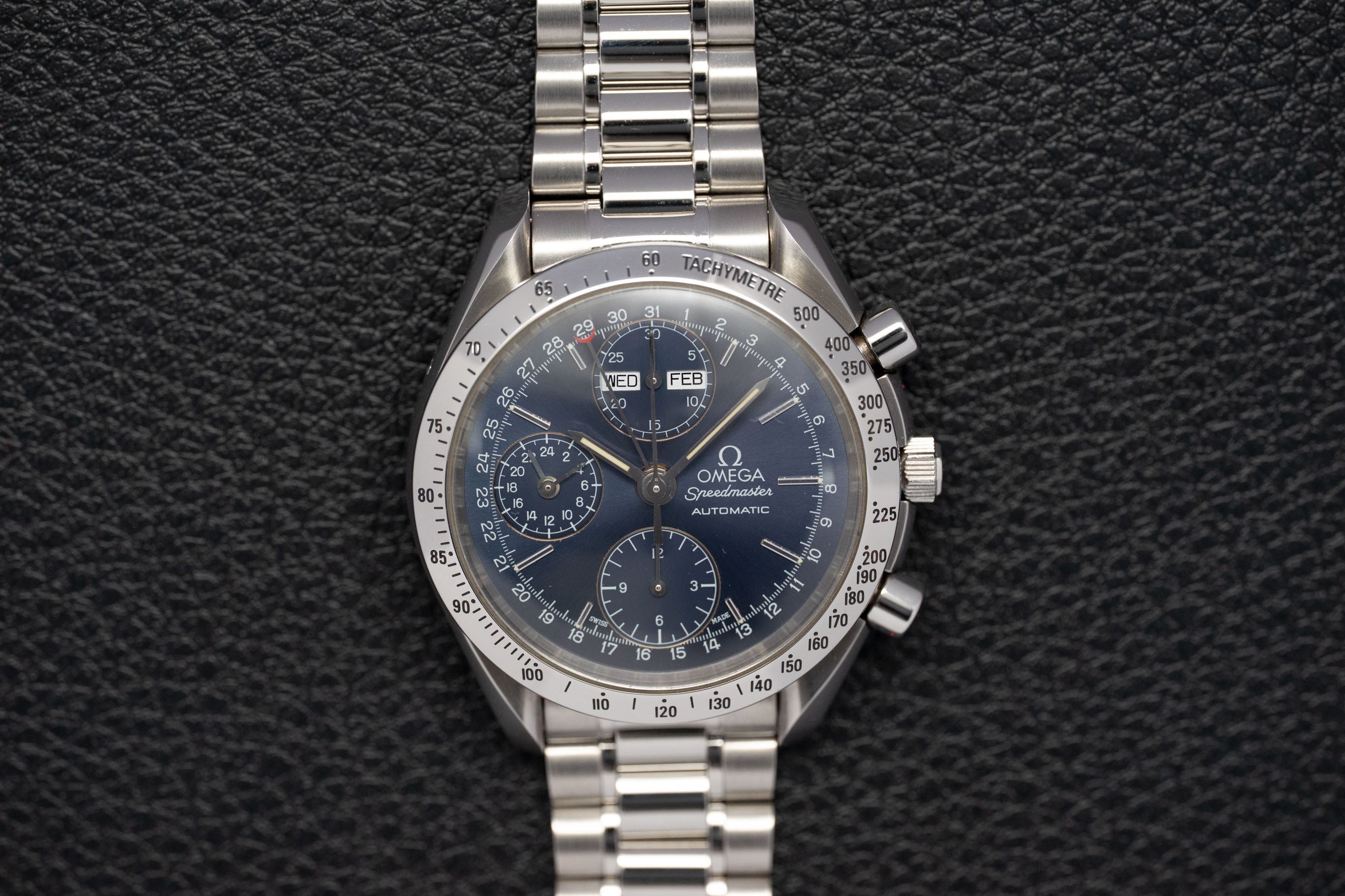 Omega Speedmaster Day Date 3521.80 Complete Set XXXX Box + Papers