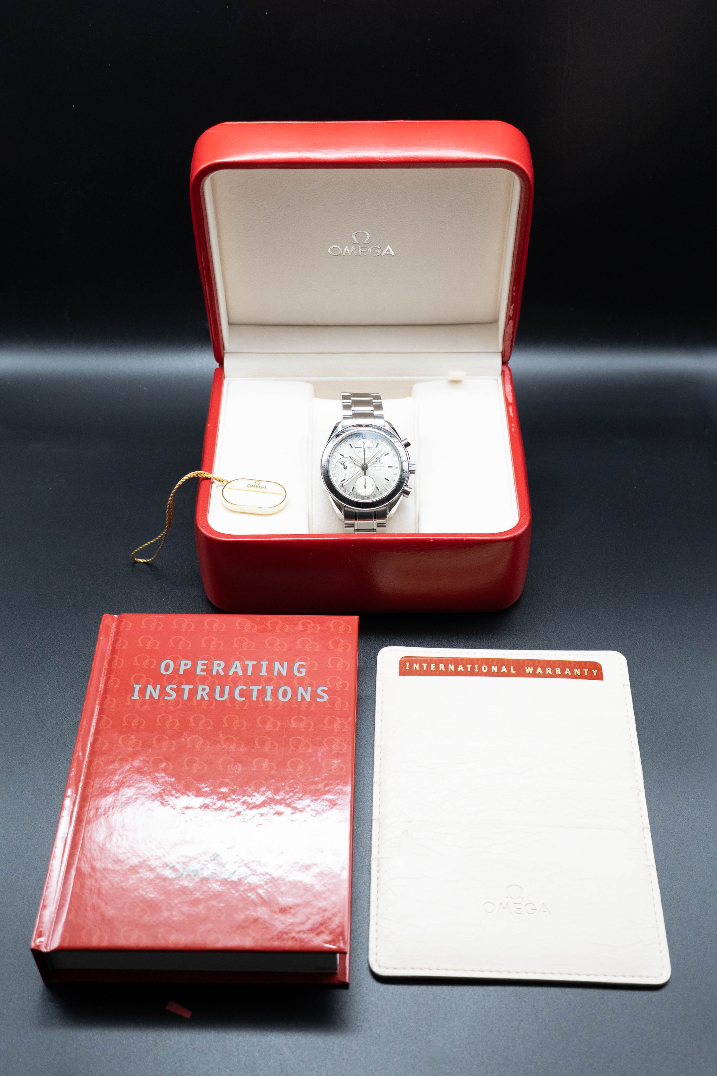 Omega Speedmaster Day Date 3523.30 Complete Set 2005 Box + Papers