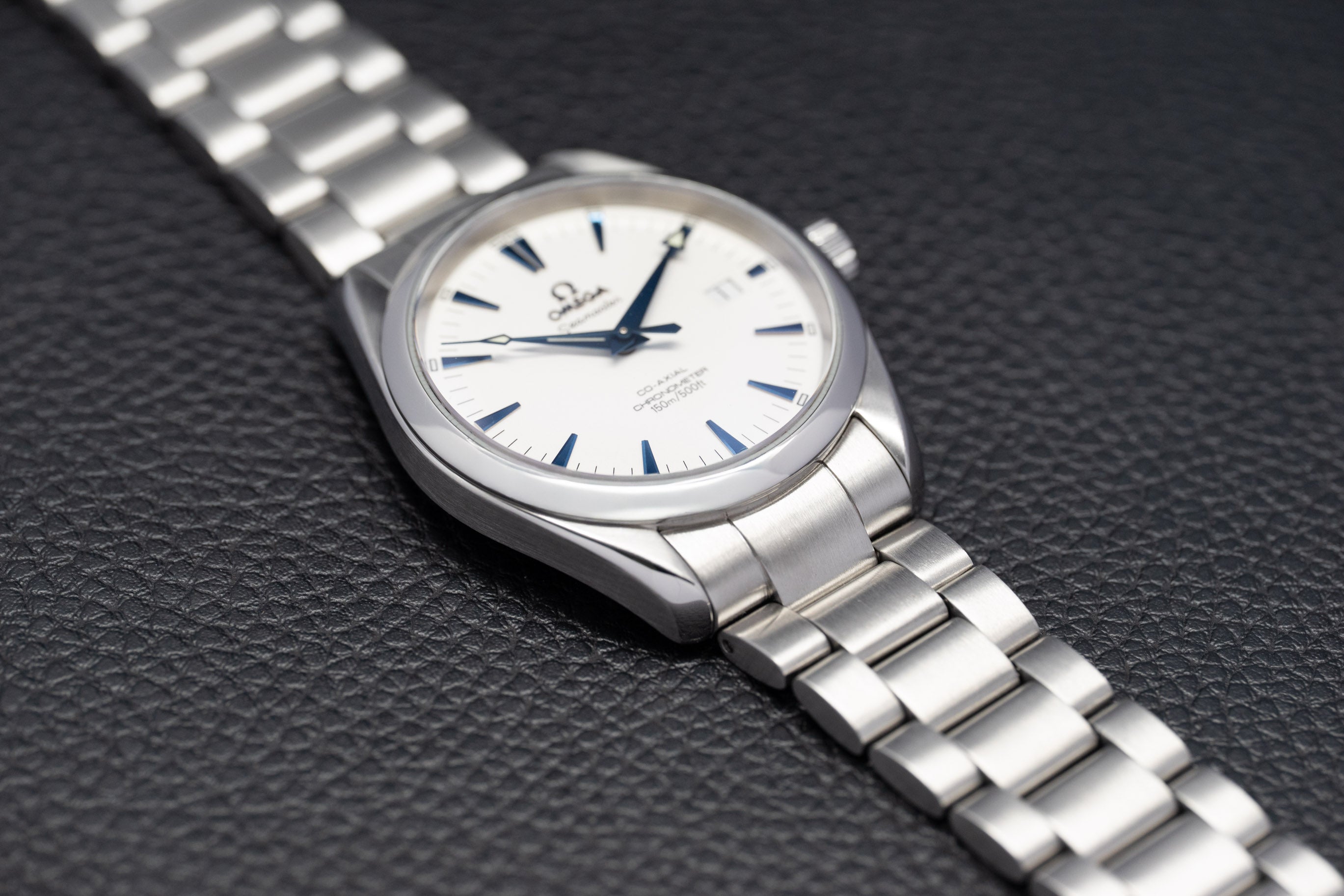 Omega Aqua Terra 2503.33 con quadrante argentato, 2007