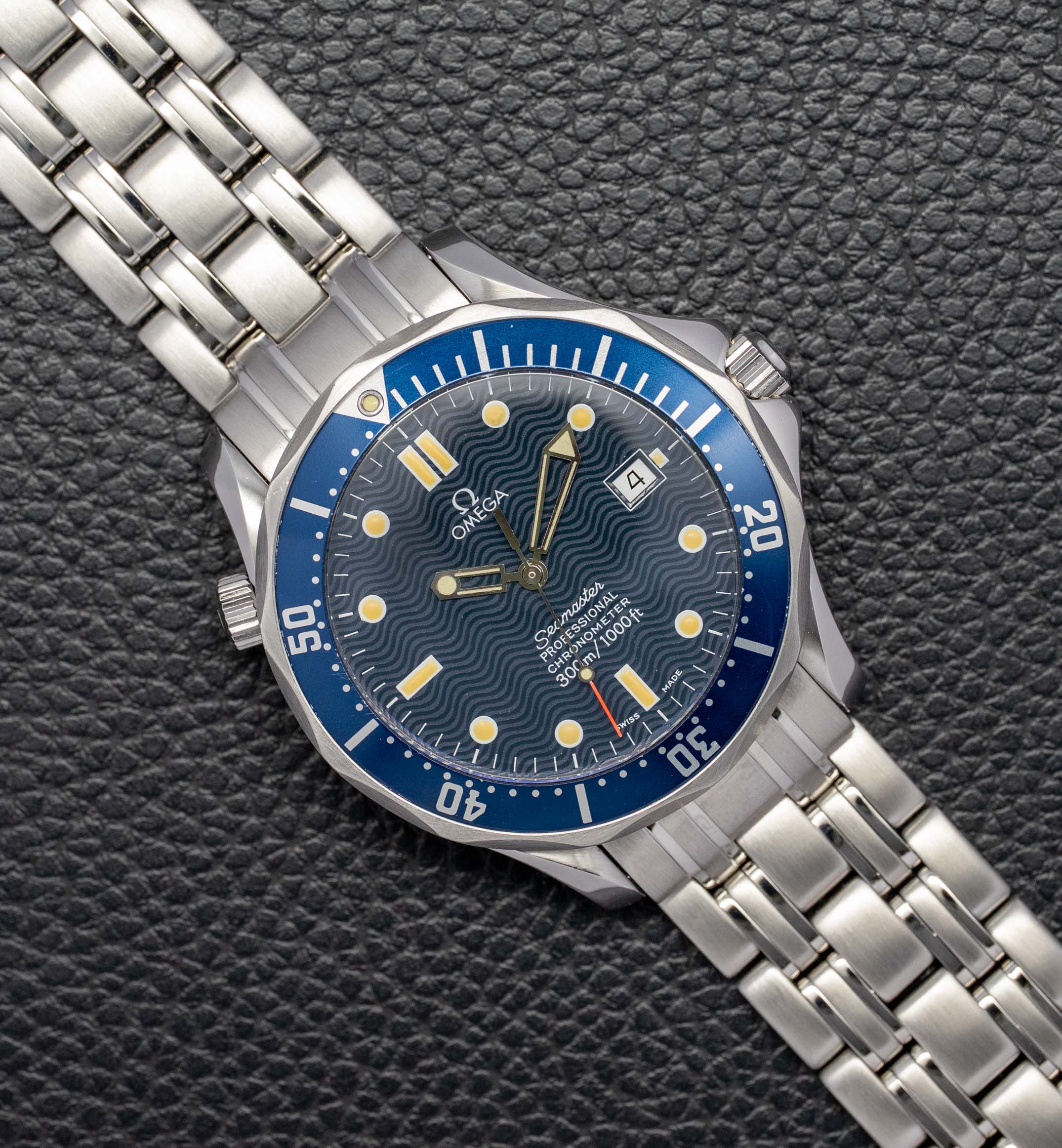 Omega Seamaster Diver 300 2531.80, esfera azul, 1996