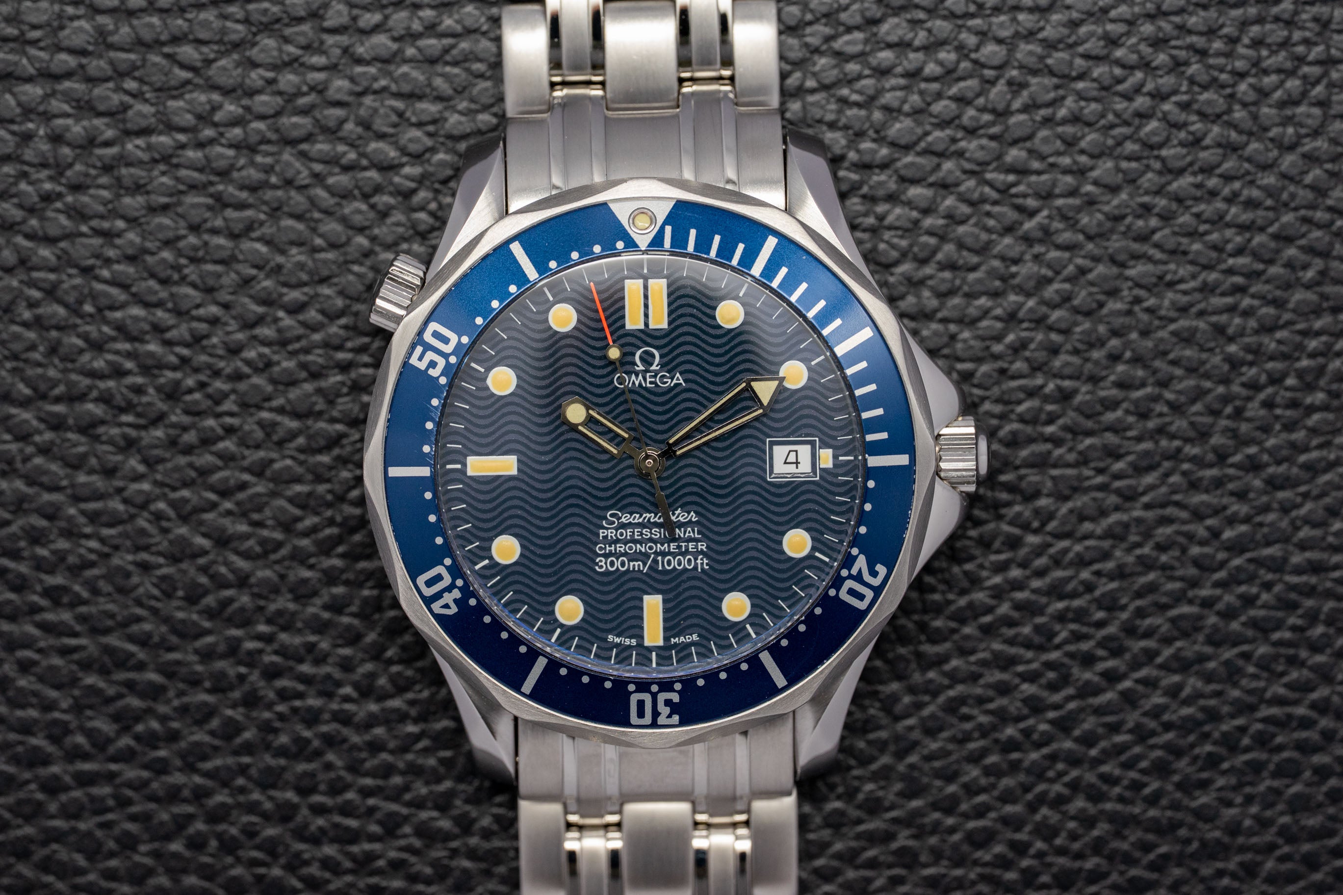 Omega Seamaster Diver 300 2531.80, esfera azul, 1996