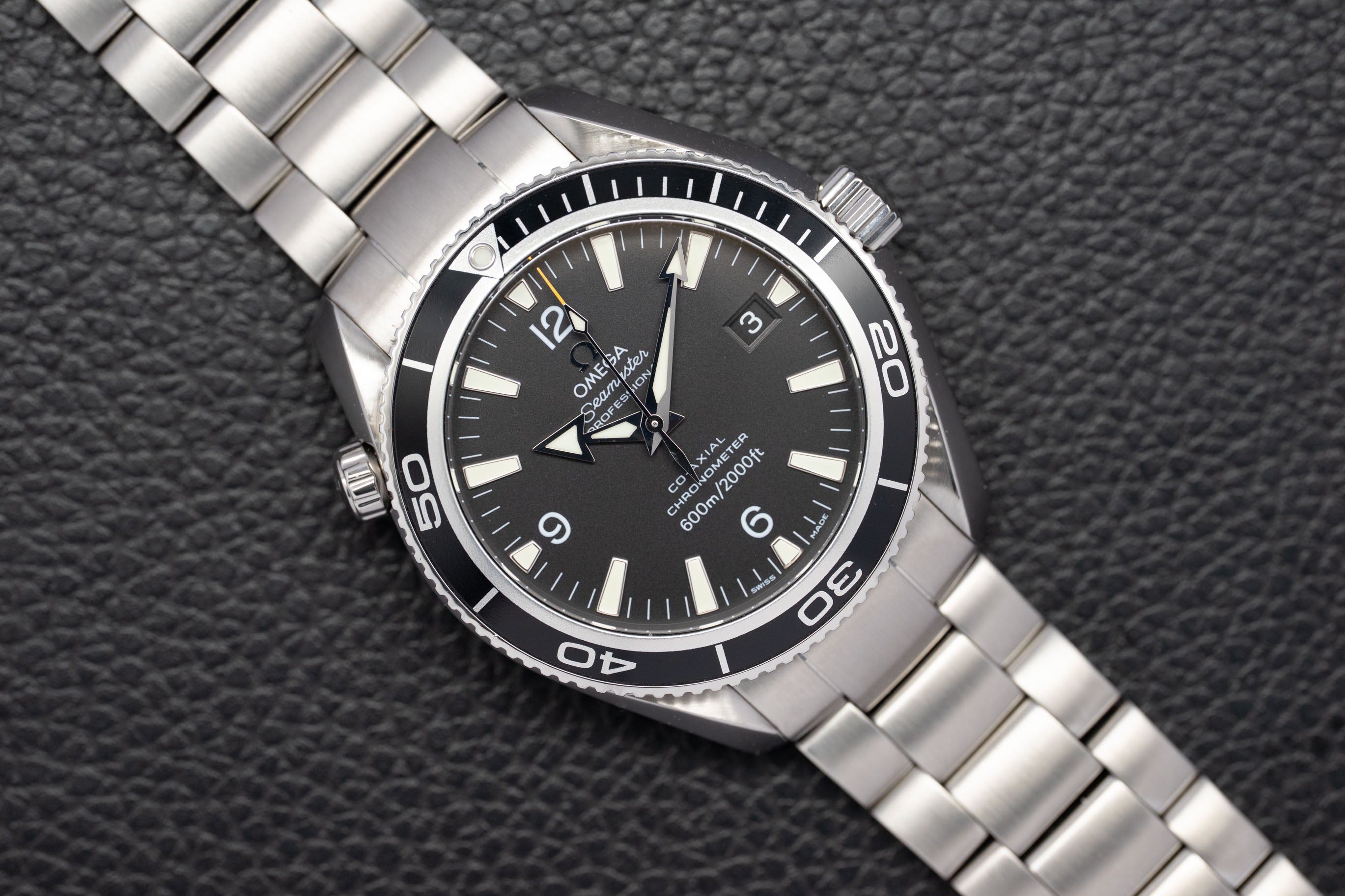 Omega Seamaster Planet Ocean 2201.50 Complete Set 2015 Box + Papers