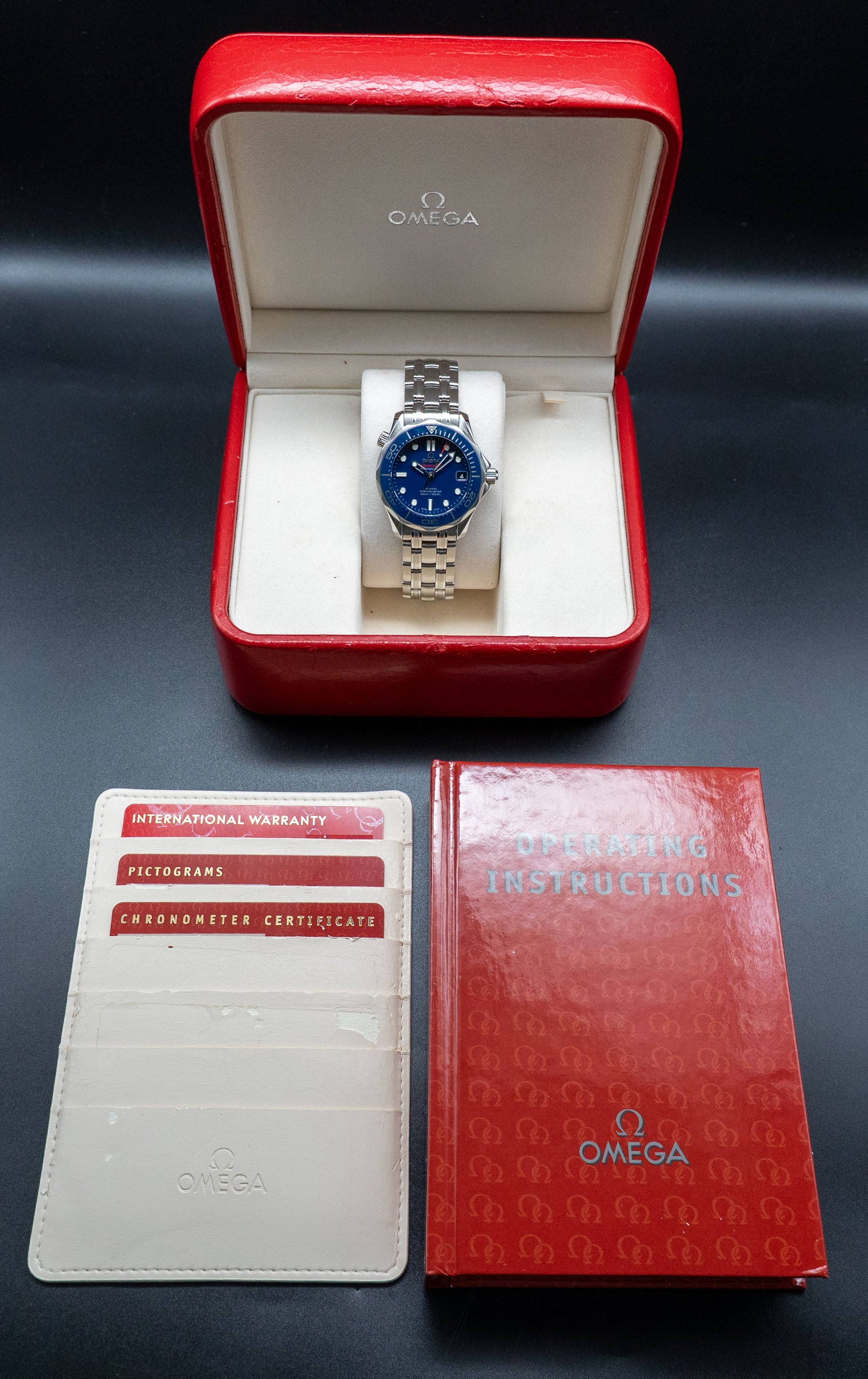 Omega Seamaster Diver 300 212.30.36.20.03.001 Complete Set 2017 Box + Papers