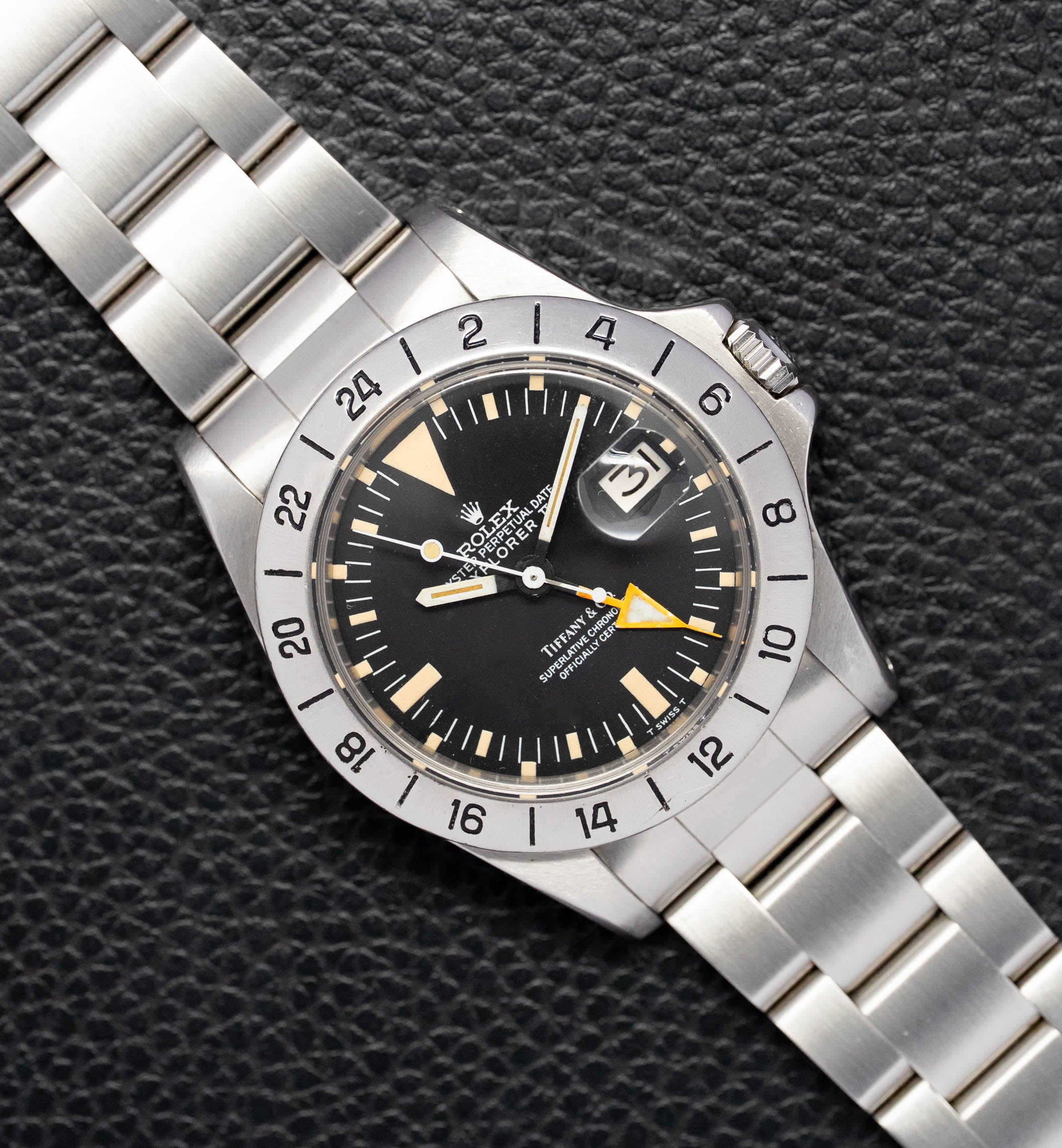 Rolex Explorer II 1655 with Tiffany & Co. Signed Dial, 1975 Box