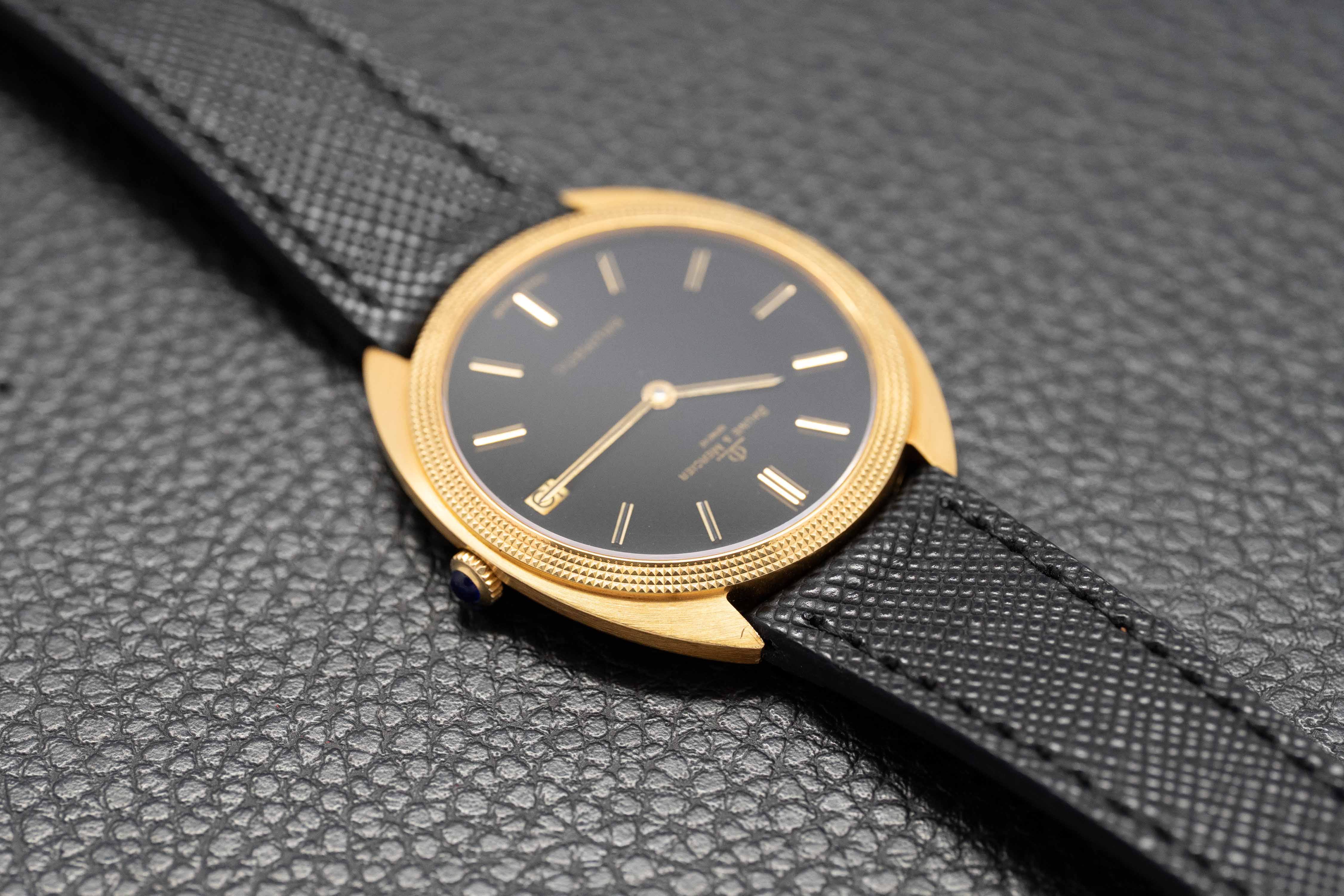 Baume & Mercier Baumatic 35114 Black Dial 1972