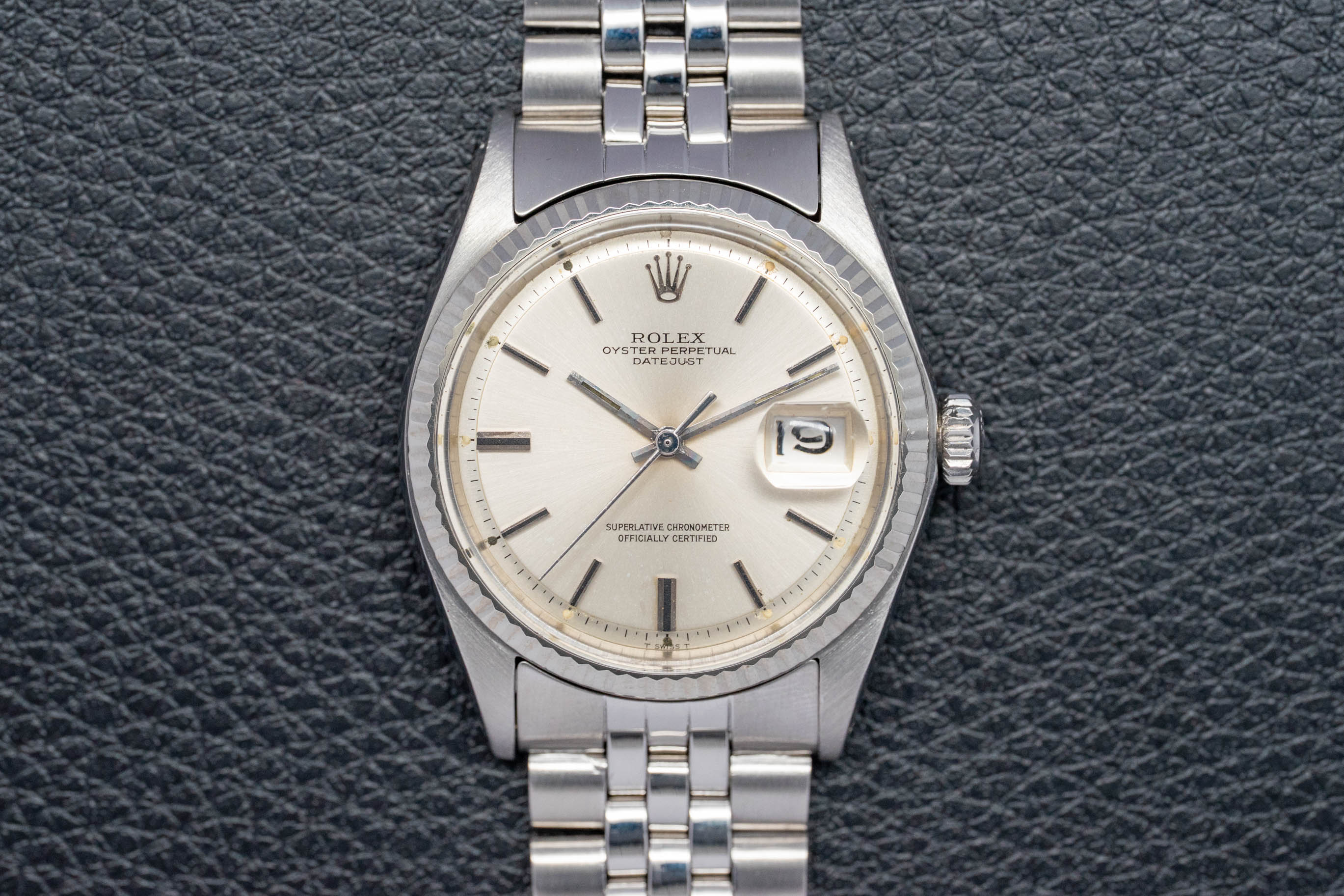 Rolex Datejust 1601 Silver Dial 1970