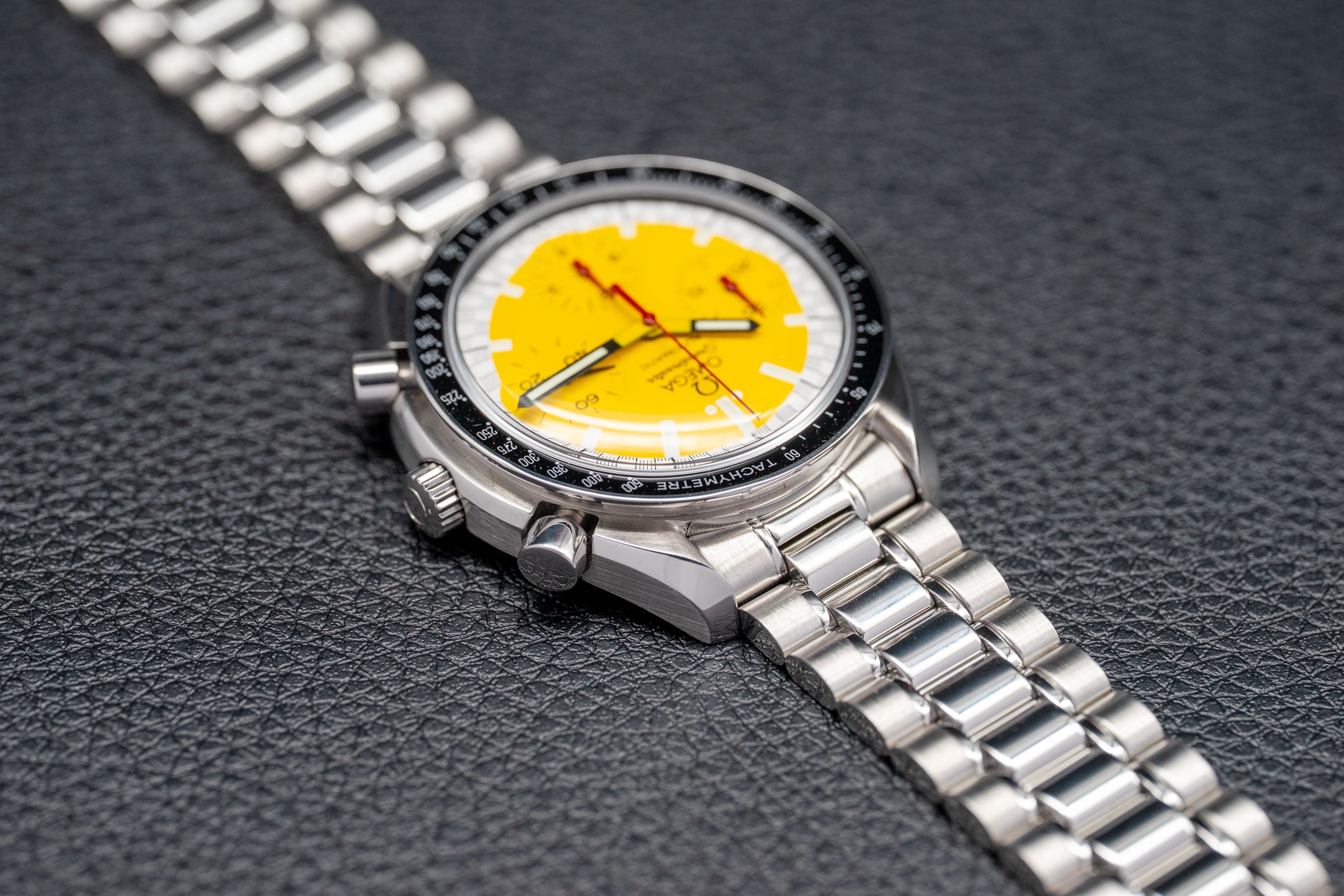 Omega Speedmaster Reduced Michael Schumacher 3510.12 Complete Set 2001 Box + Papers