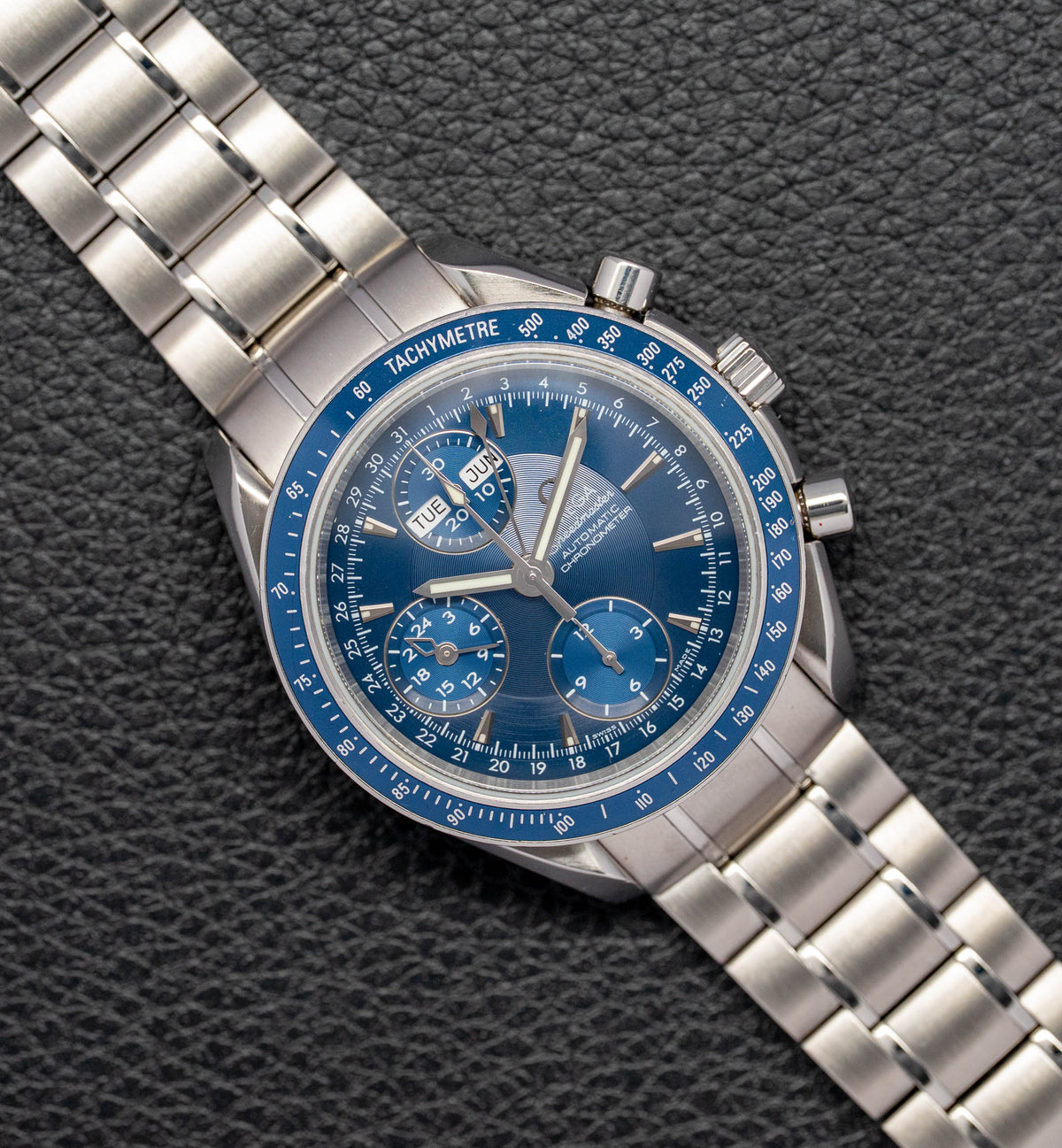 Omega Speedmaster Triple Date 3222.80 Blue Dial 2007