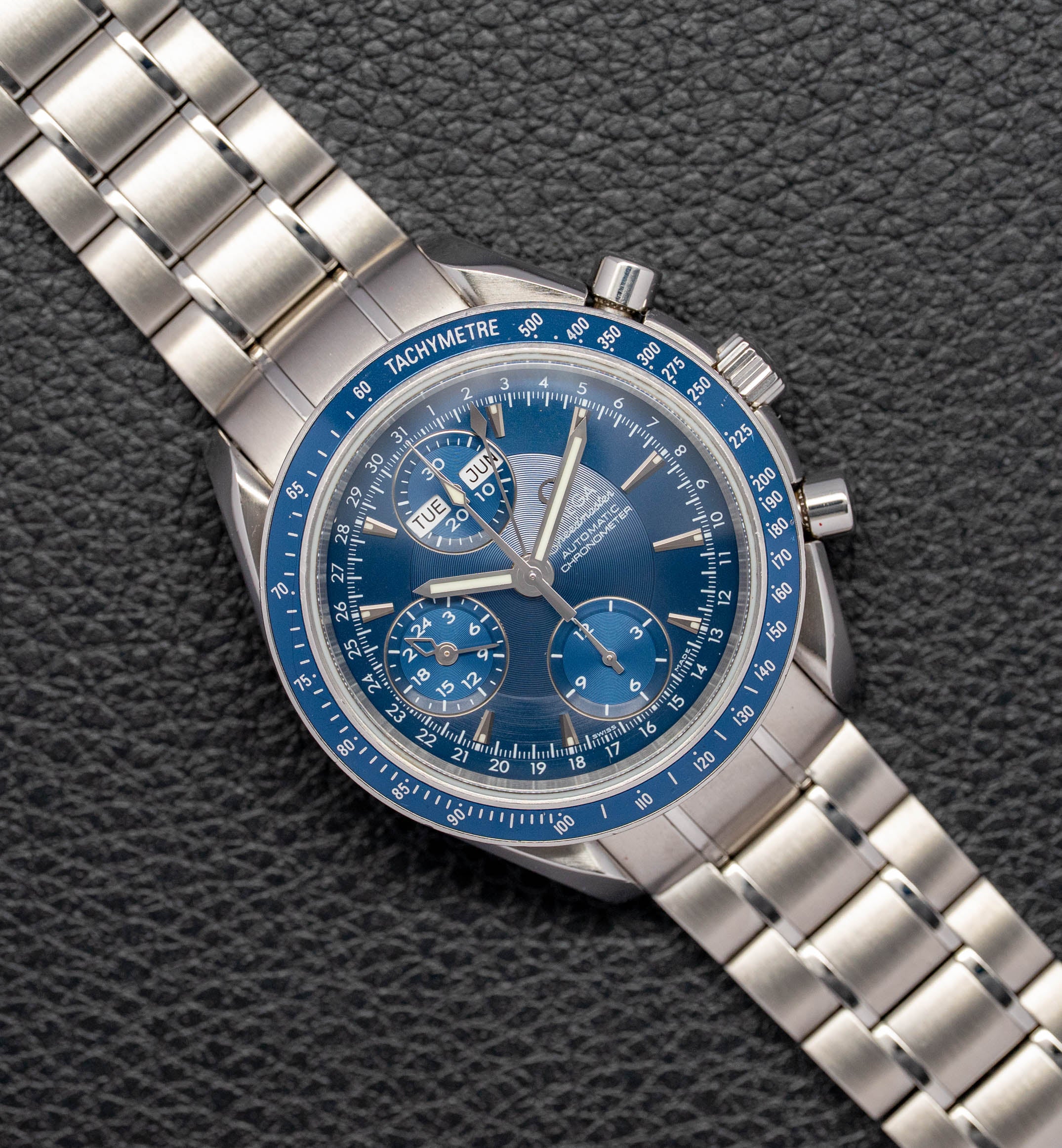 Omega Speedmaster Triple Date 3222.80 Blue Dial 2007