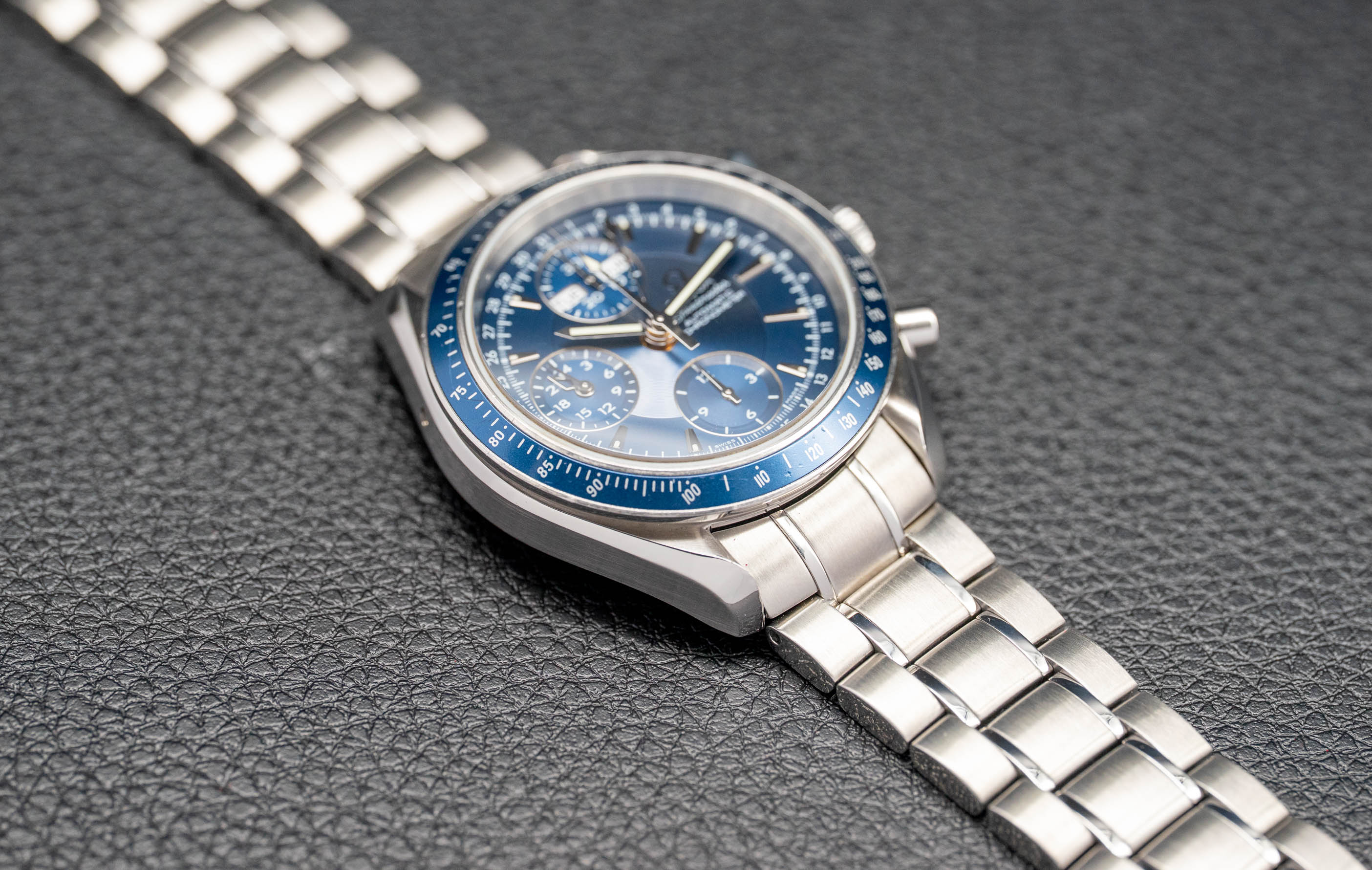Omega Speedmaster Triple Date 3222.80 Blue Dial 2007