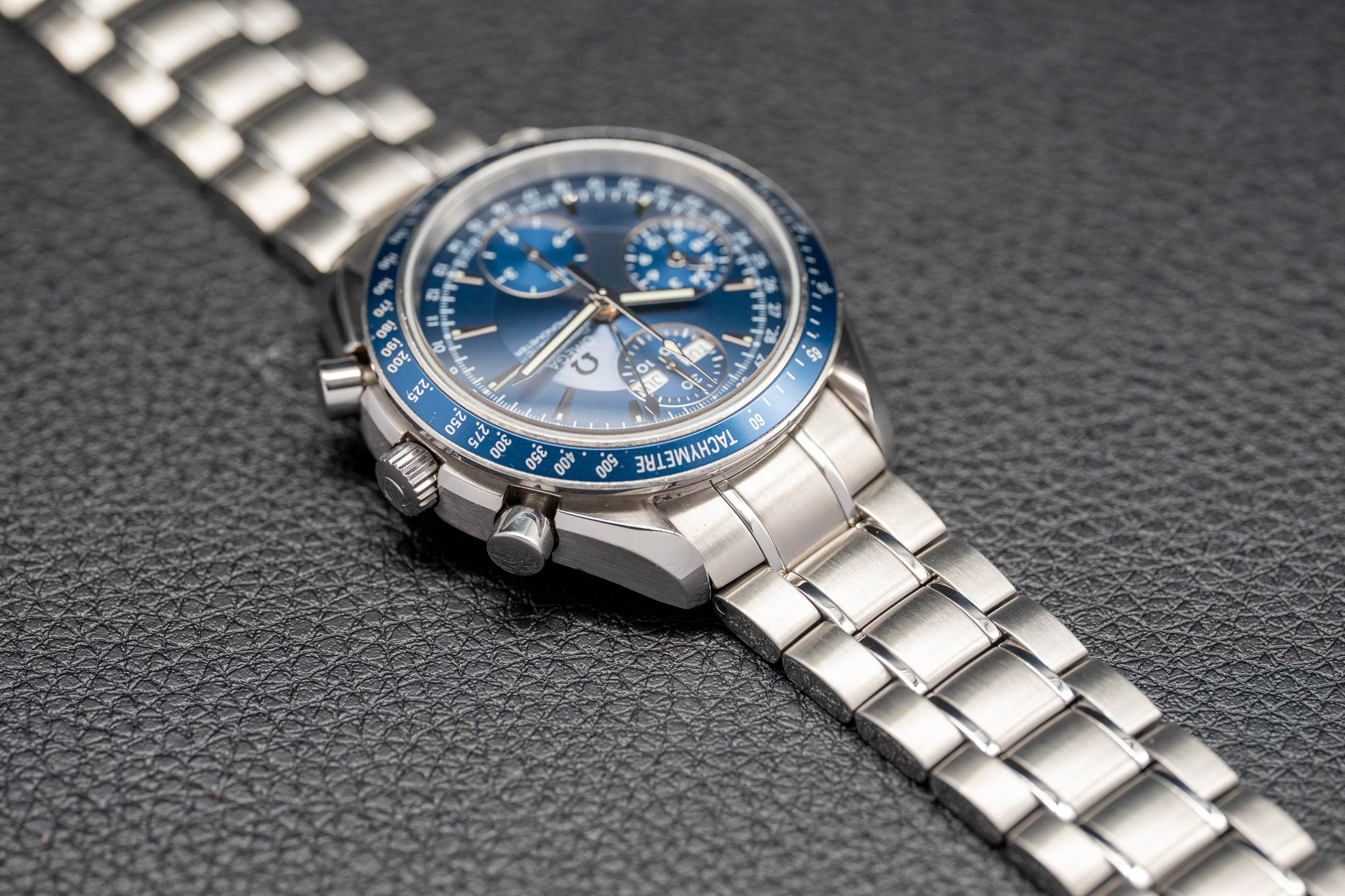 Omega Speedmaster Triple Date 3222.80 Blue Dial 2007