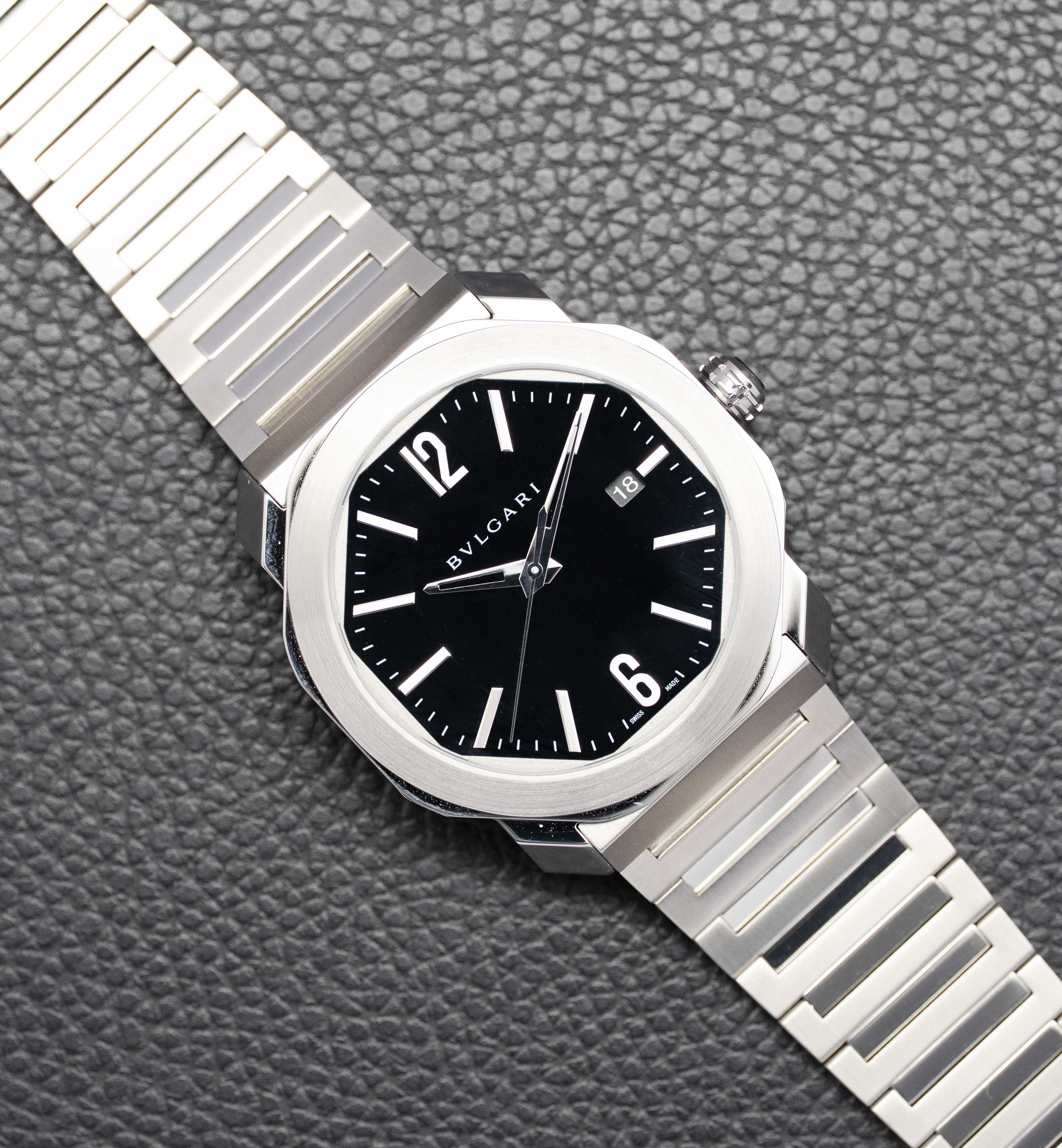 Bulgari Octo OC41S/102704 Set completo 2019 con scatola e documenti