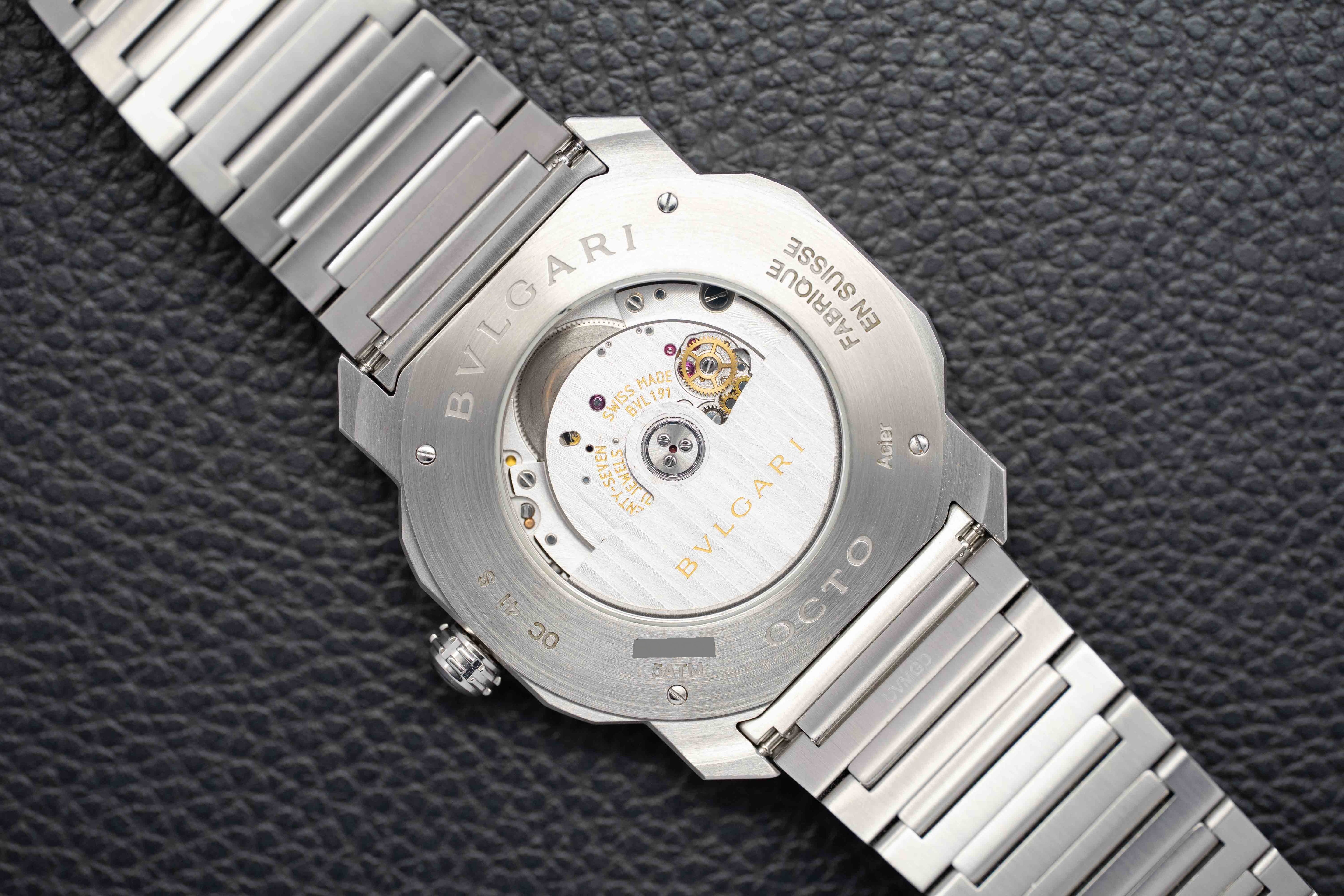 Bulgari Octo OC41S/102704 Set completo 2019 con scatola e documenti