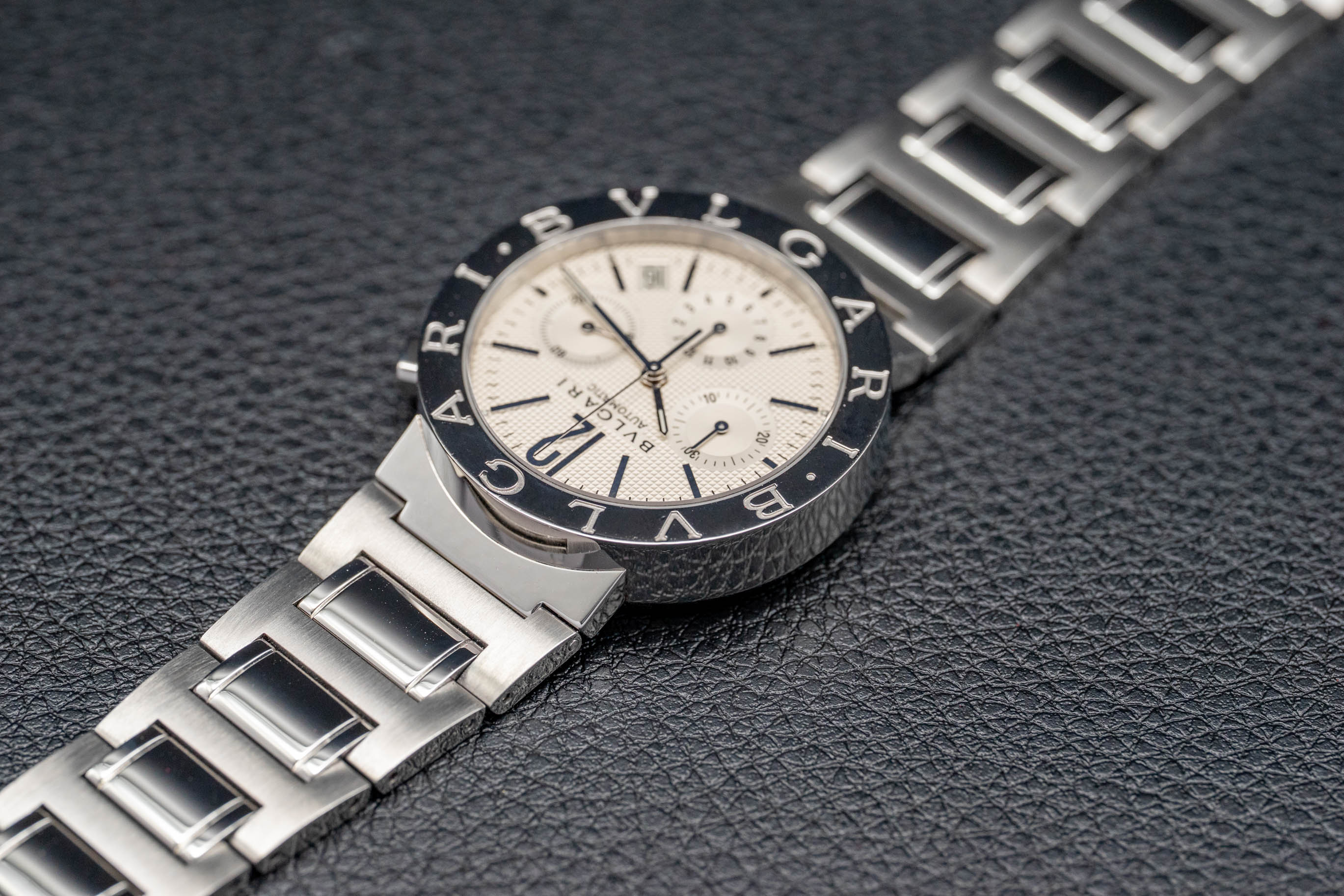 Bulgari Diagono BB38SSCH Complete Set 2021 Box + Papers